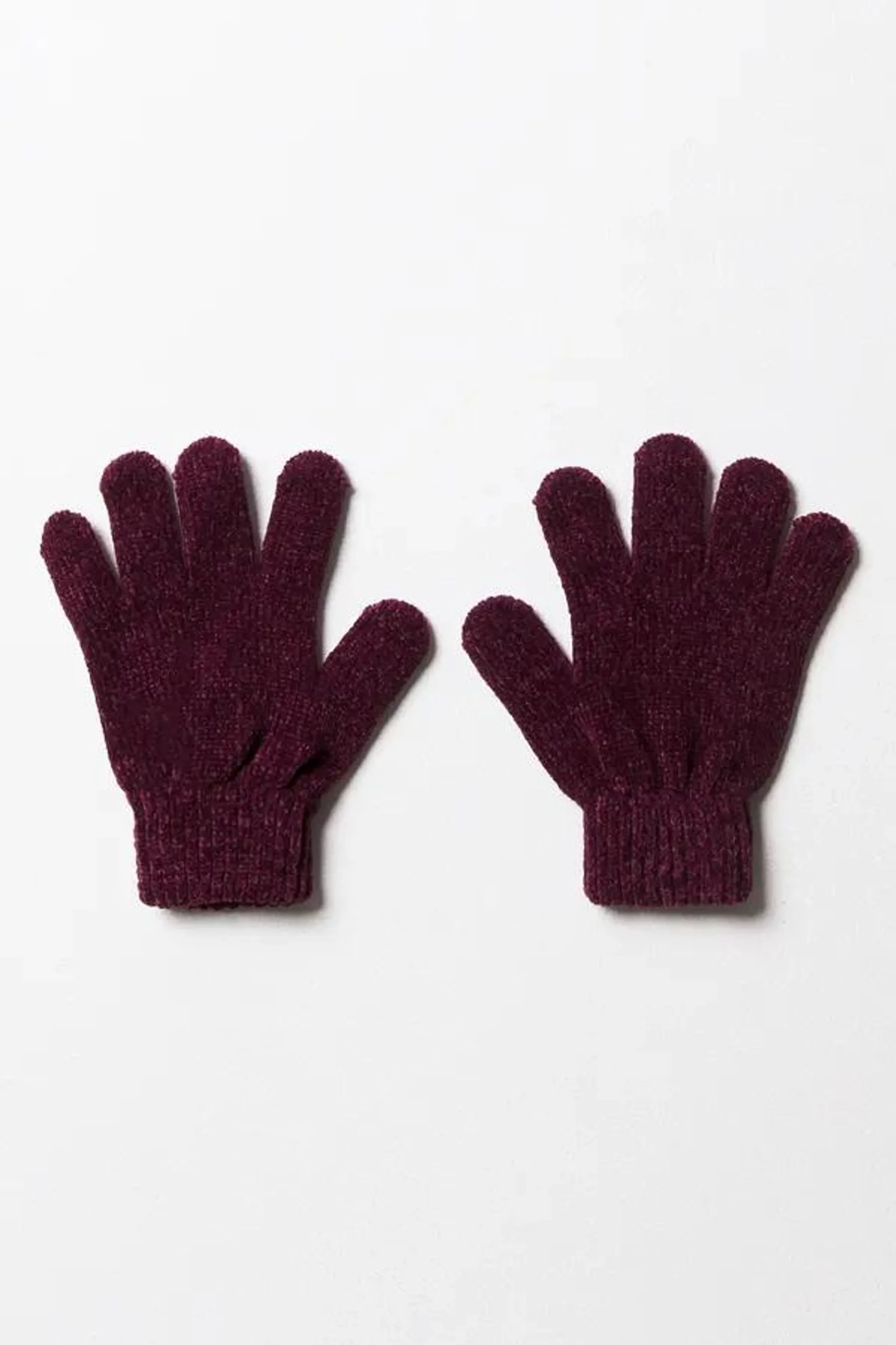 Gloves dark purple