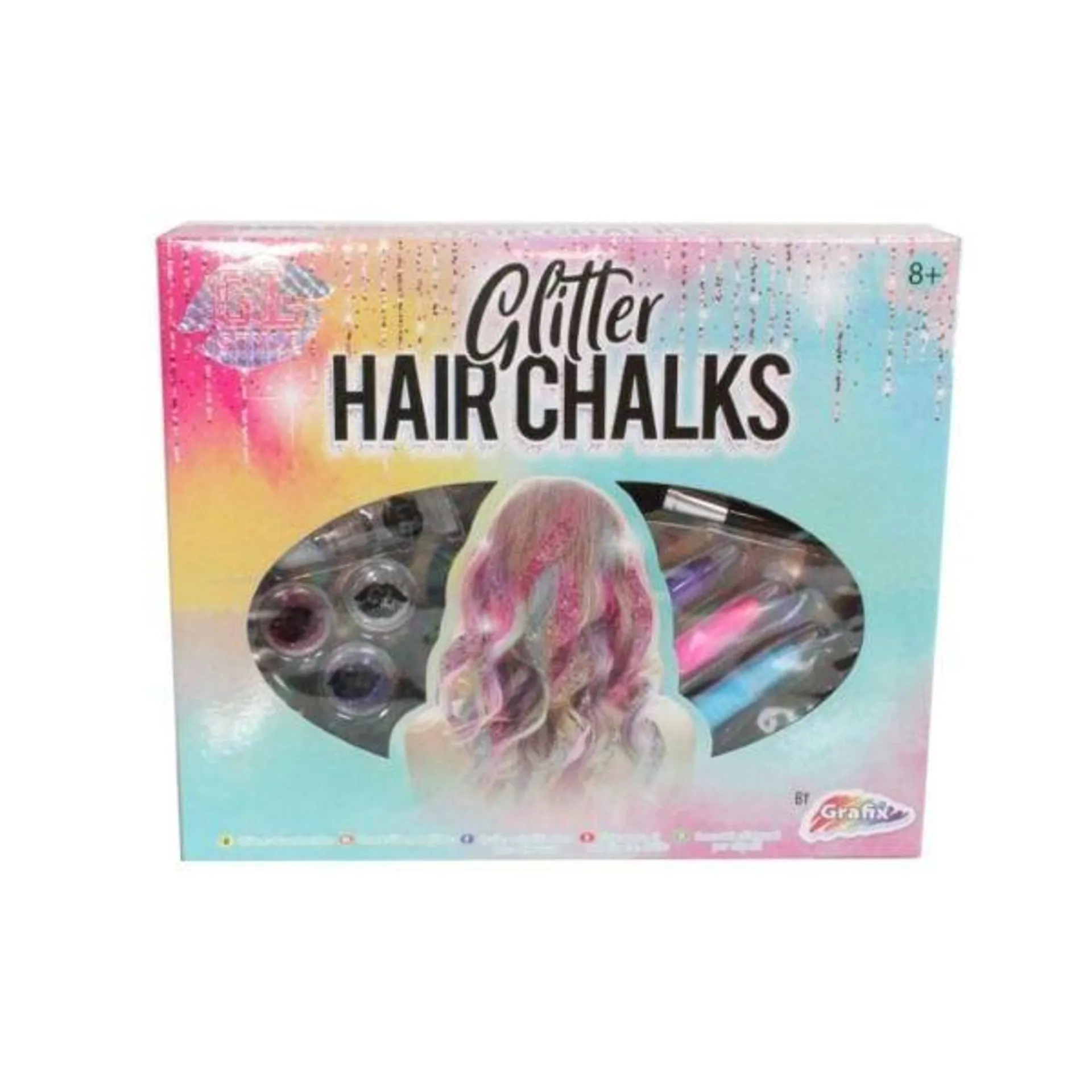 Gl Style Glitter Hair Chalks