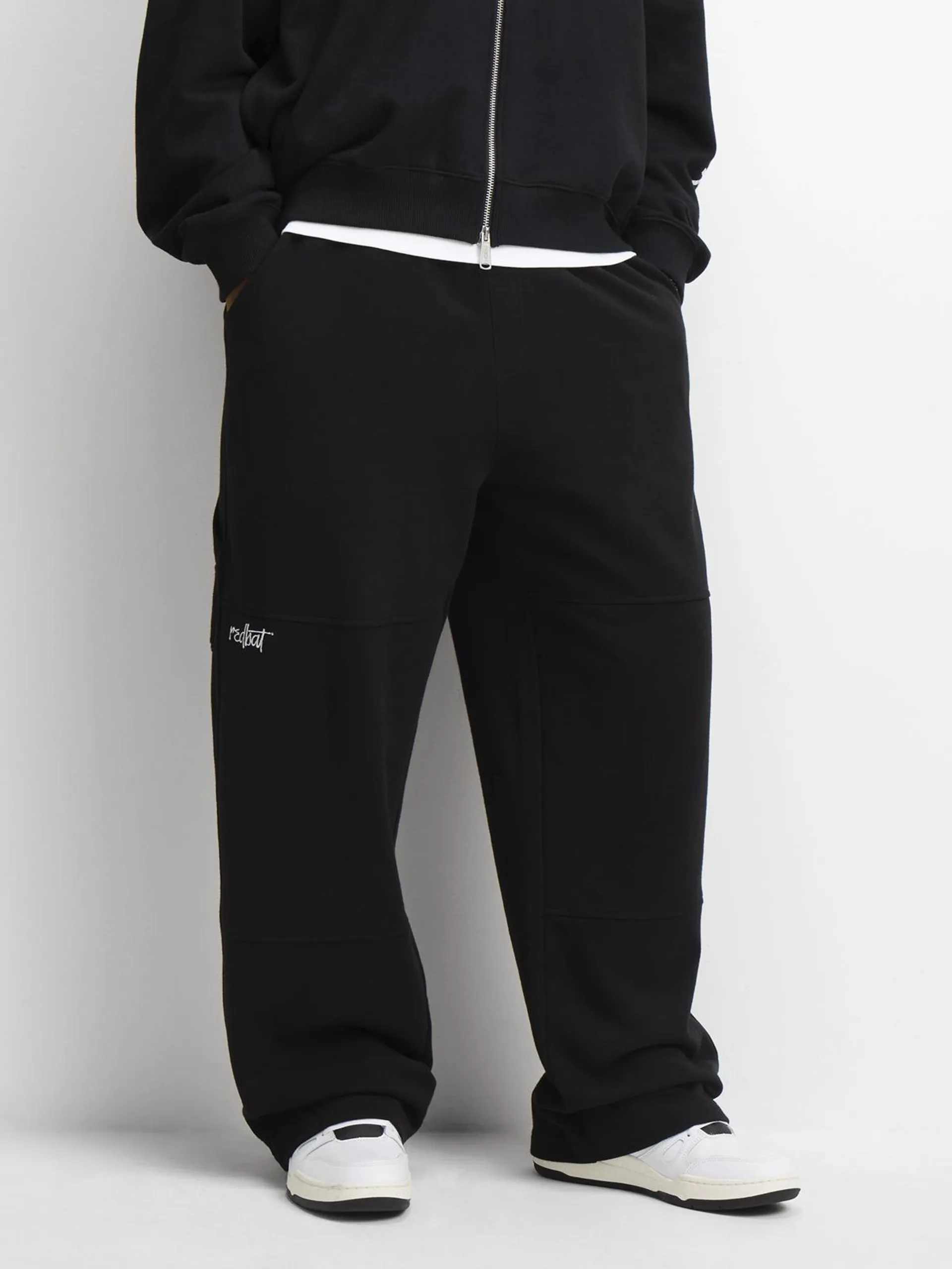 Redbat Men's Black Utility Toggle Jogger