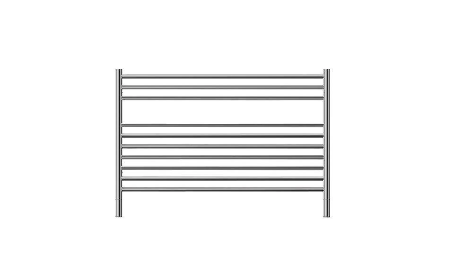 Jeeves Classic K Polished Stainless Steel Heated Rail 690 x 1200mm