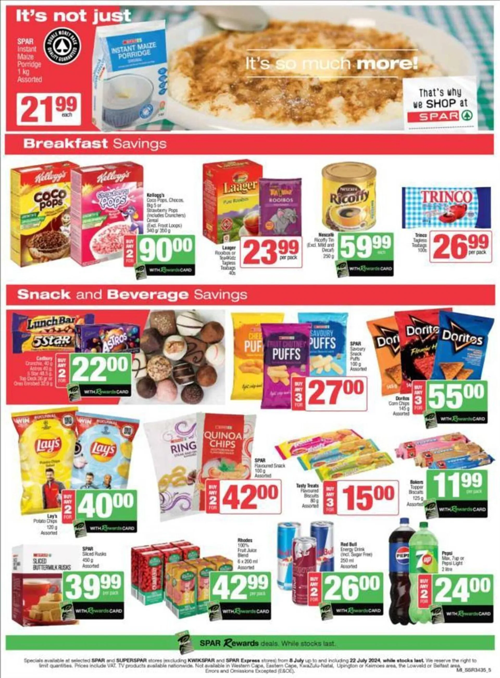 Spar catalogue from 8 July to 22 July 2024 - Catalogue Page 5