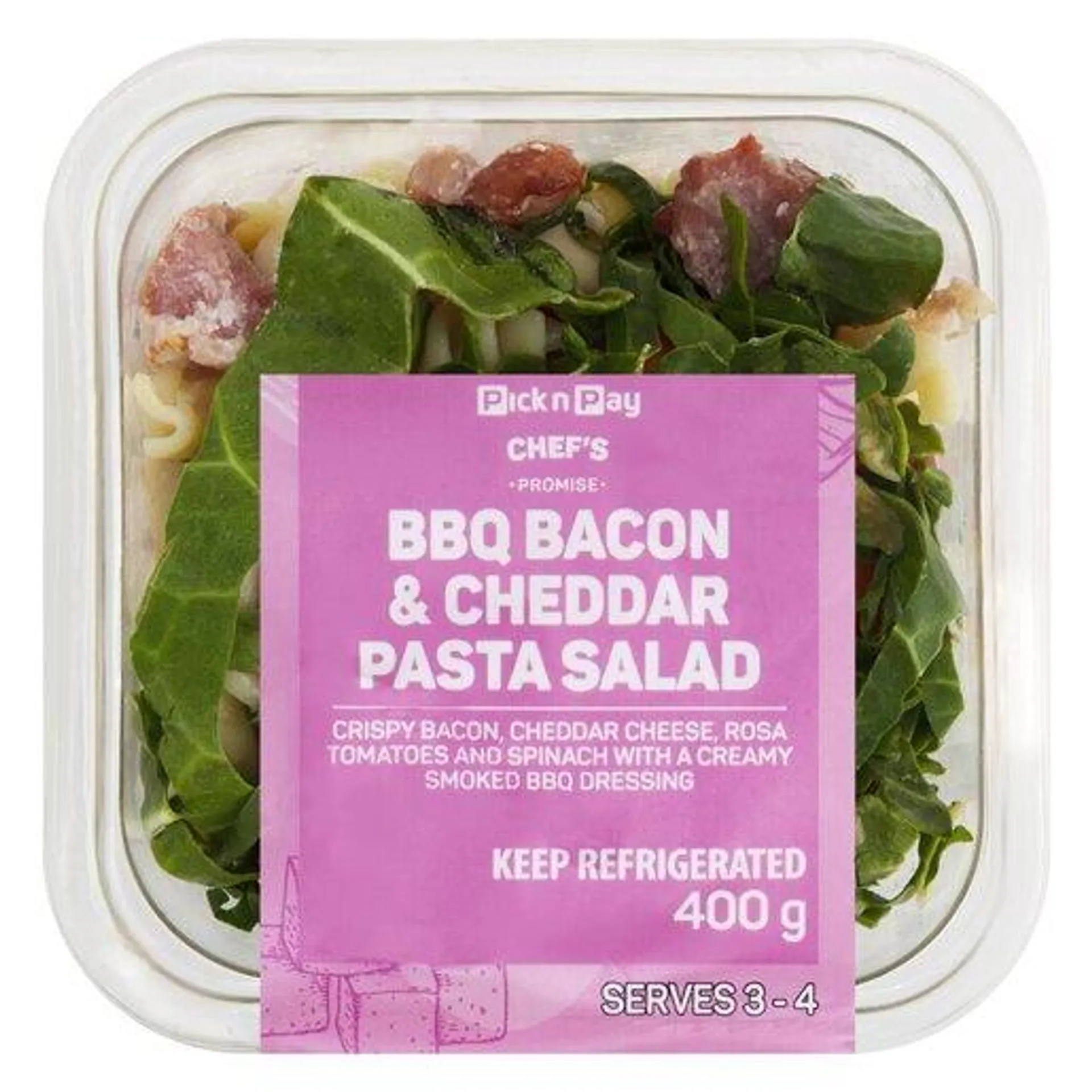 PnP BBQ, Bacon & Cheese Pasta Salad 400g