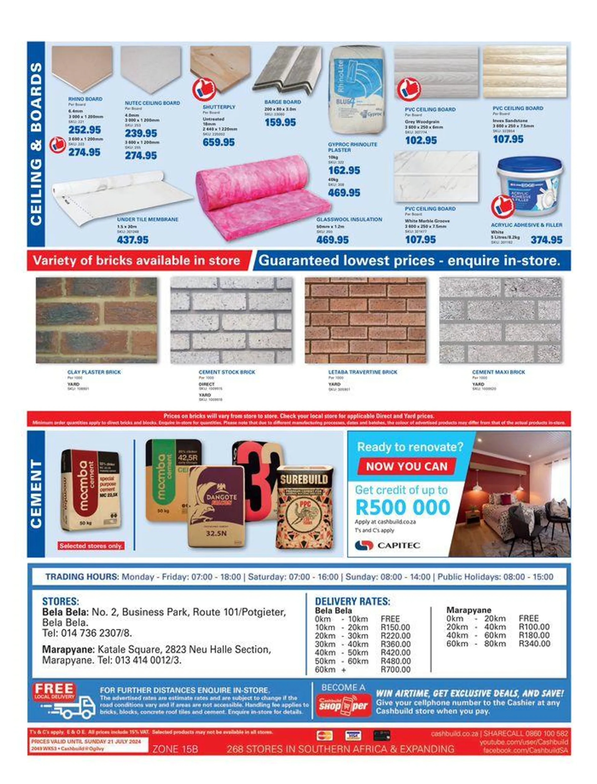 Cashbuild weekly specials from 25 June to 21 July 2024 - Catalogue Page 3