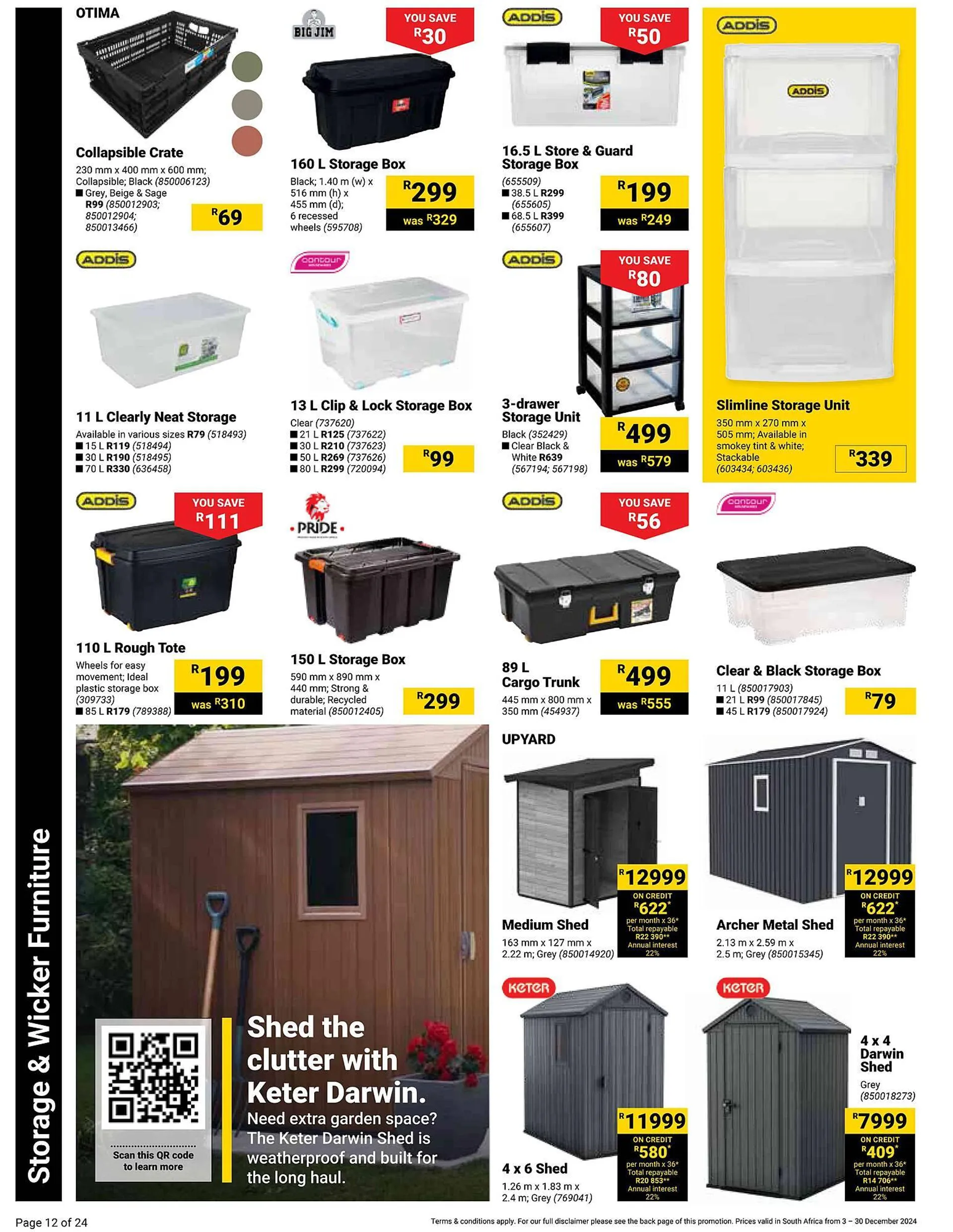 Builders Warehouse catalogue from 3 December to 30 December 2024 - Catalogue Page 12