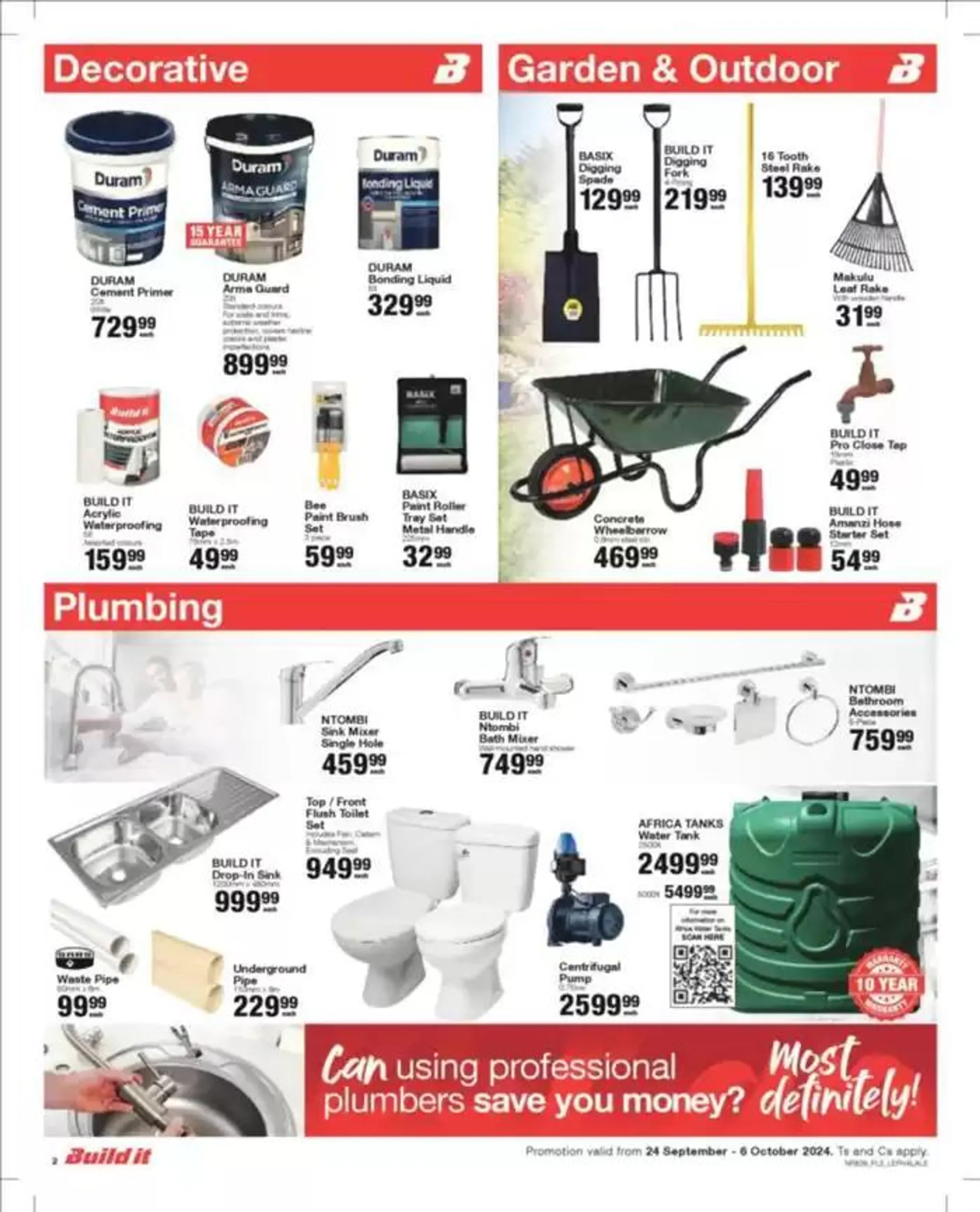 Build It Specials from 24 September to 20 October 2024 - Catalogue Page 2