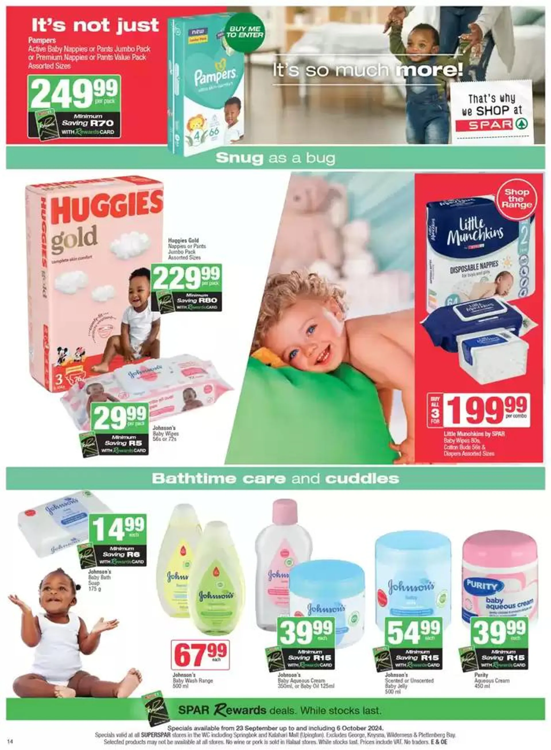 Specials SuperSpar from 24 September to 6 October 2024 - Catalogue Page 14