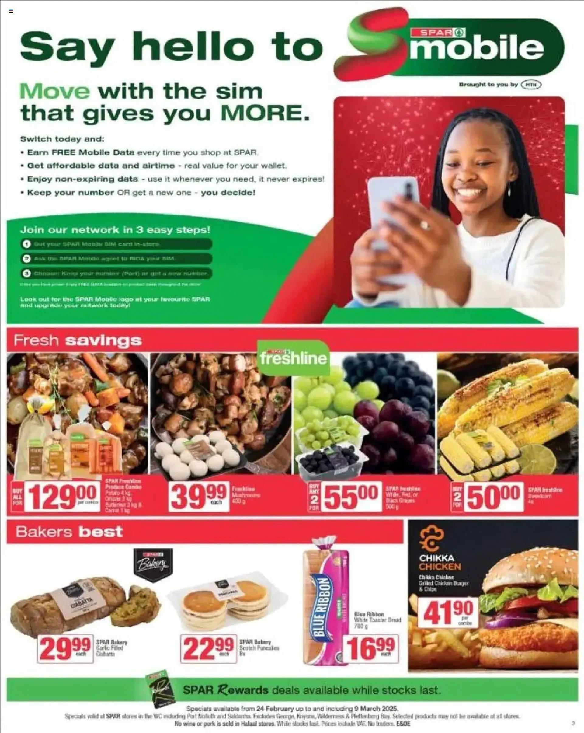 Spar catalogue from 24 February to 9 March 2025 - Catalogue Page 1