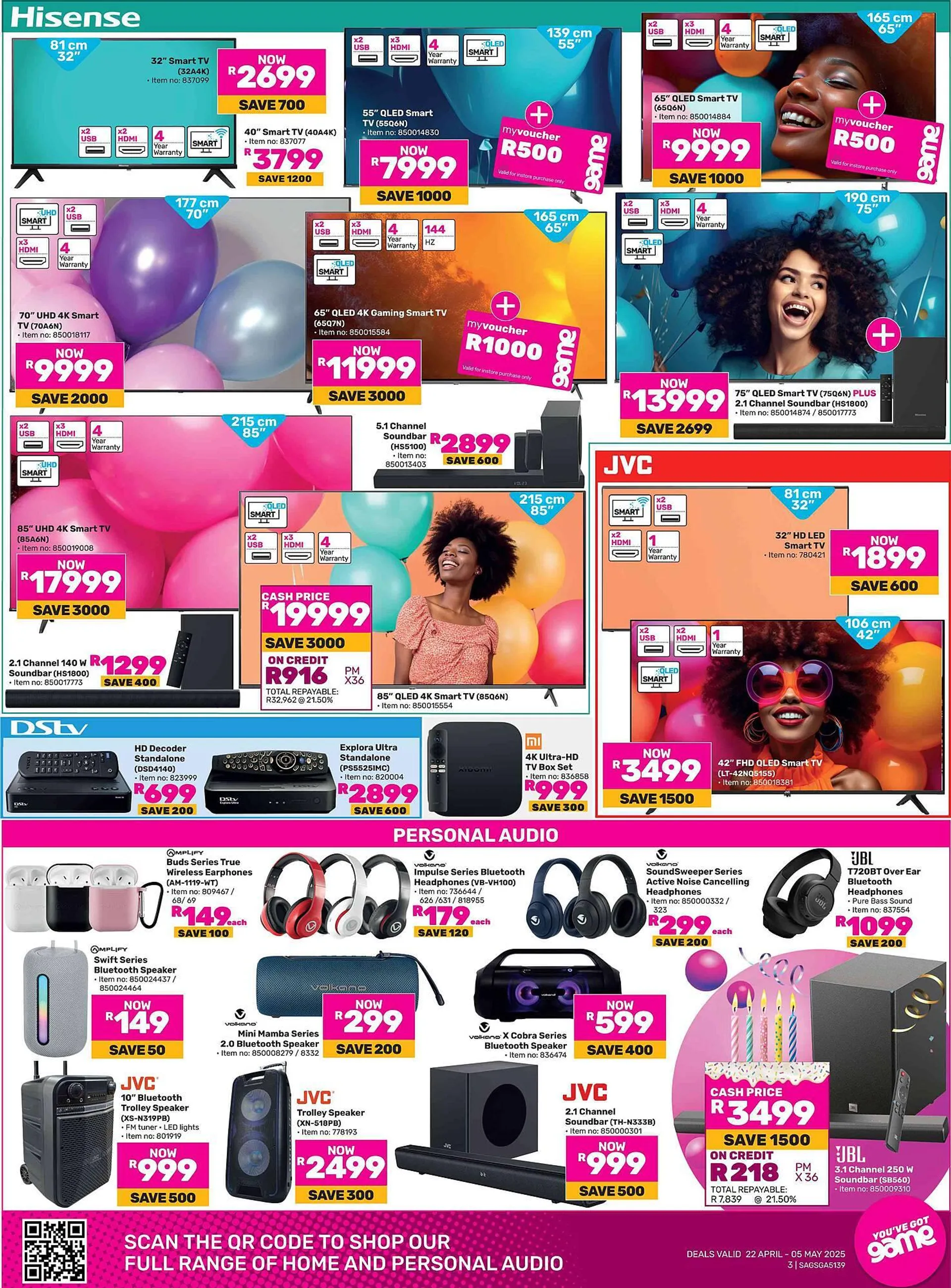 Game catalogue from 22 April to 5 May 2025 - Catalogue Page 1