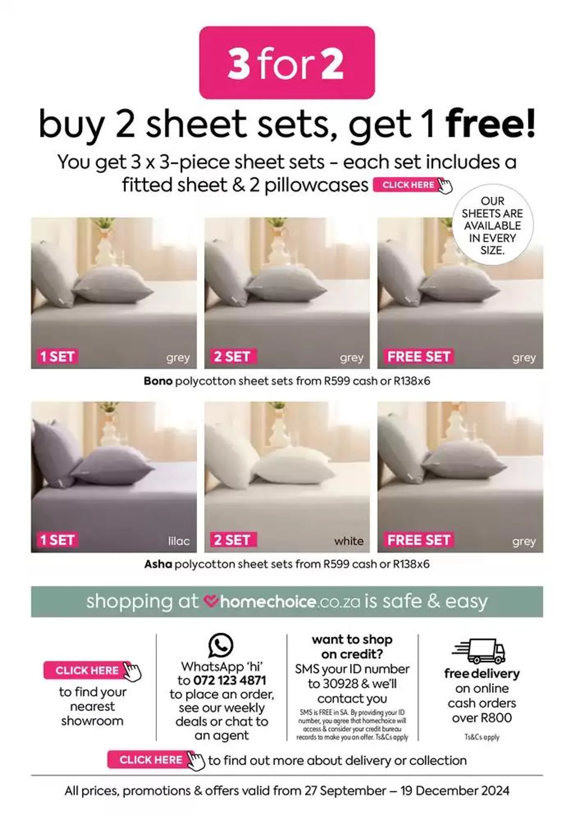 Buy any mattress & base set today and only pay in February from 3 October to 19 December 2024 - Catalogue Page 9