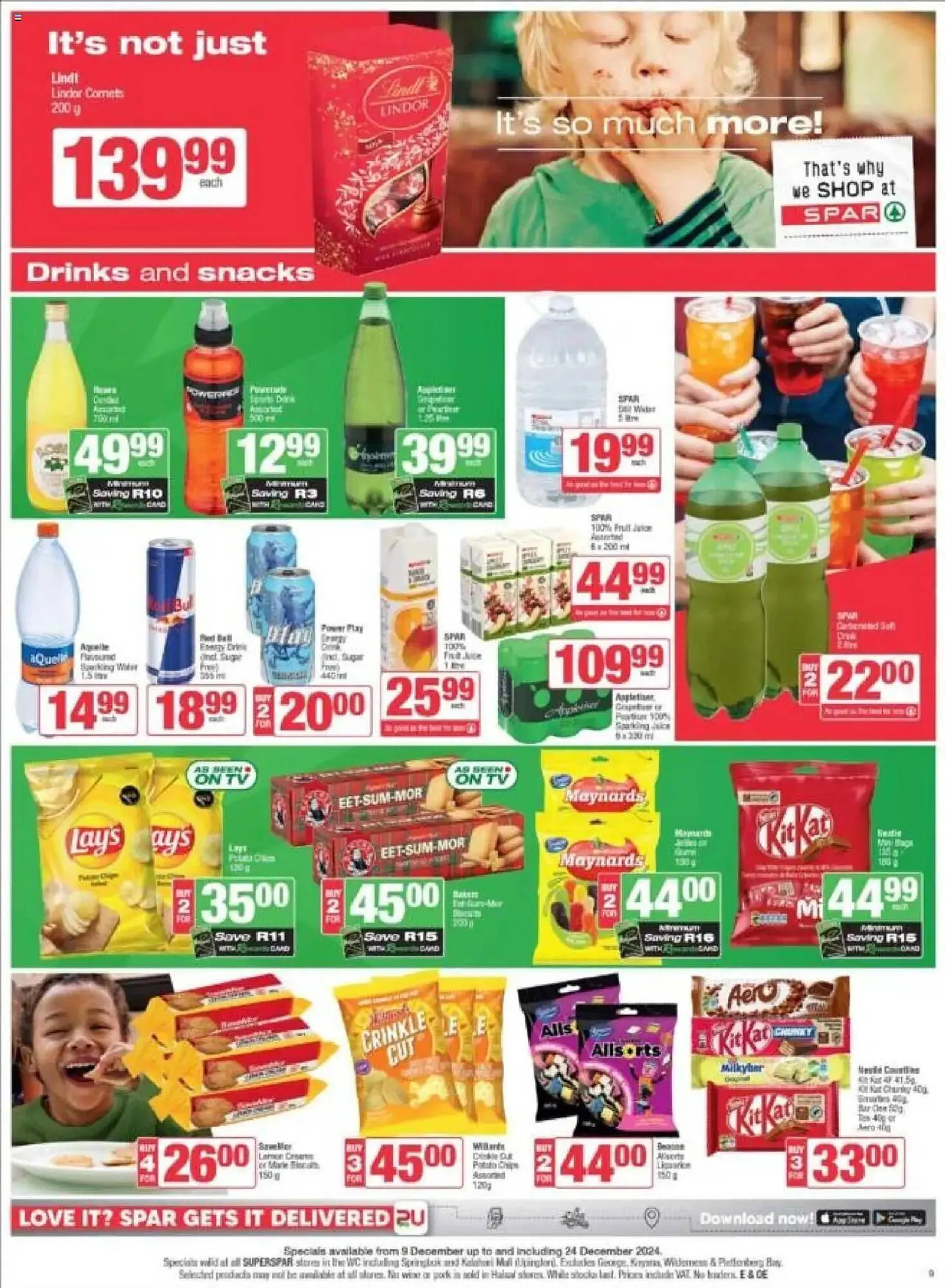 Spar catalogue from 9 December to 24 December 2024 - Catalogue Page 9