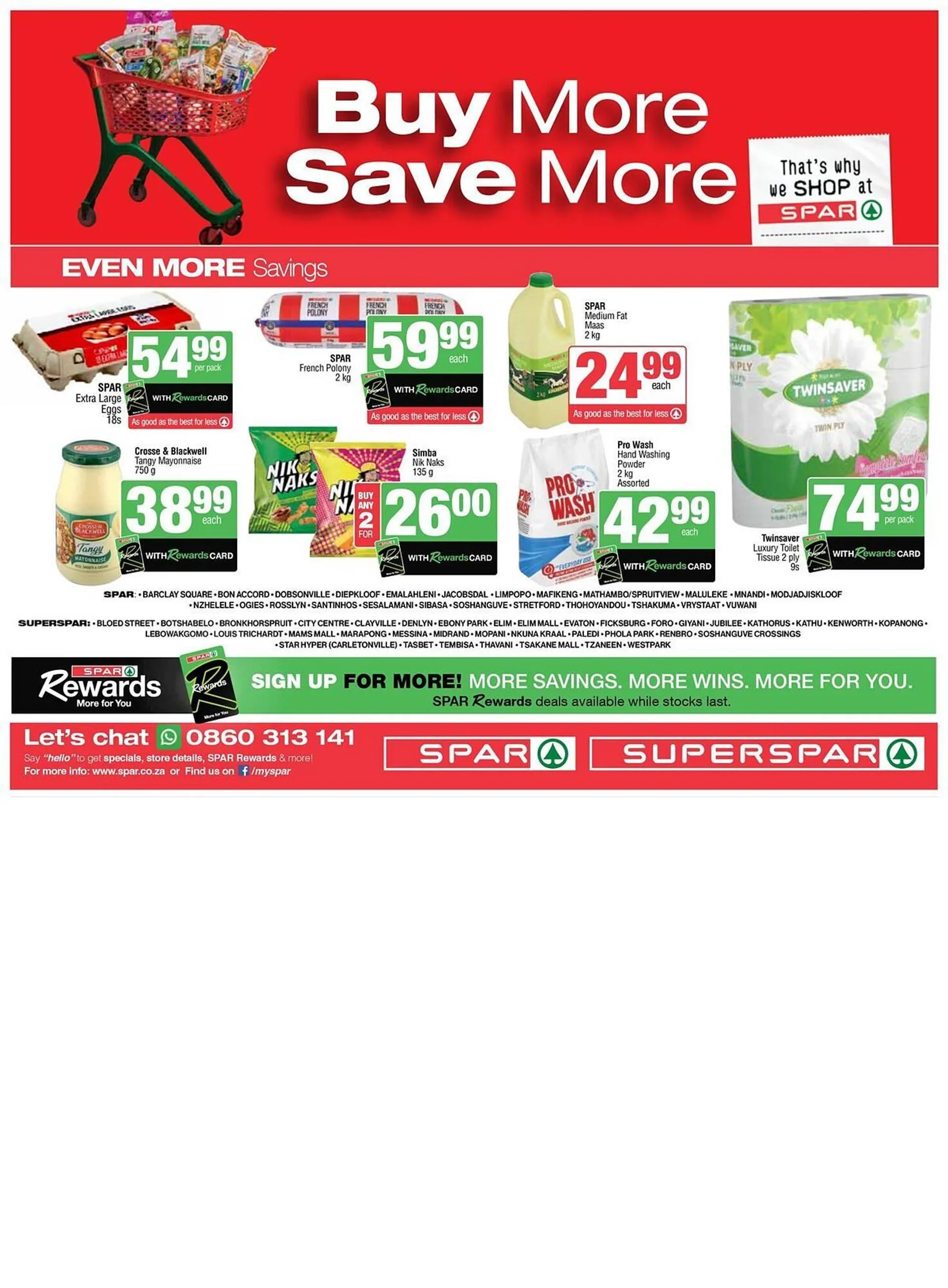 Spar catalogue from 7 October to 22 October 2024 - Catalogue Page 8