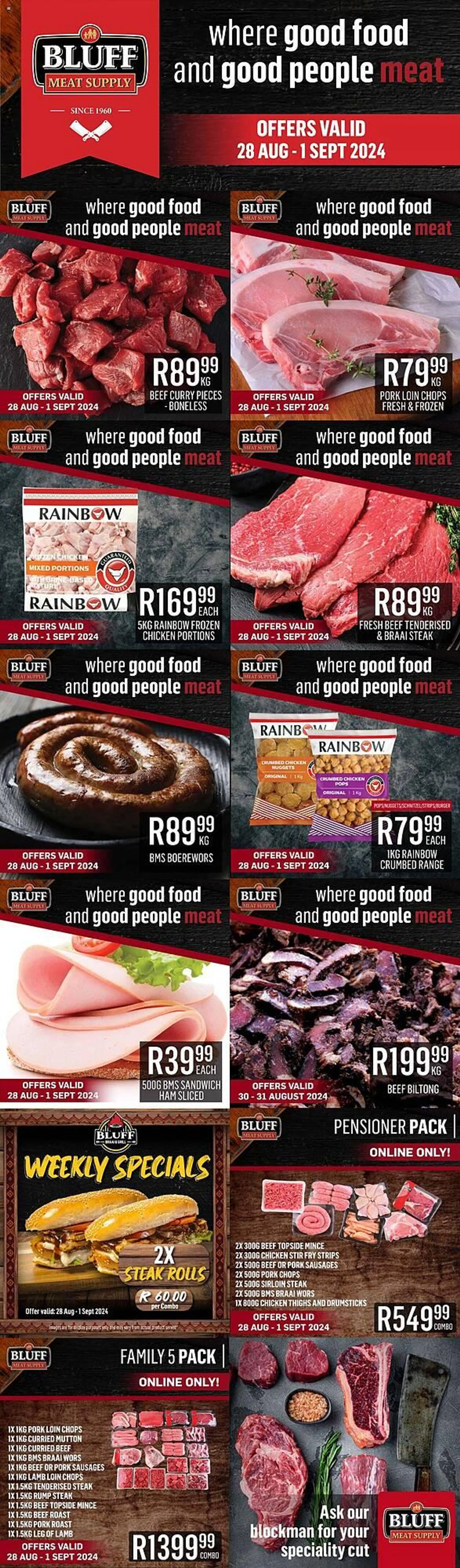 Bluff Meat Supply catalogue - 1