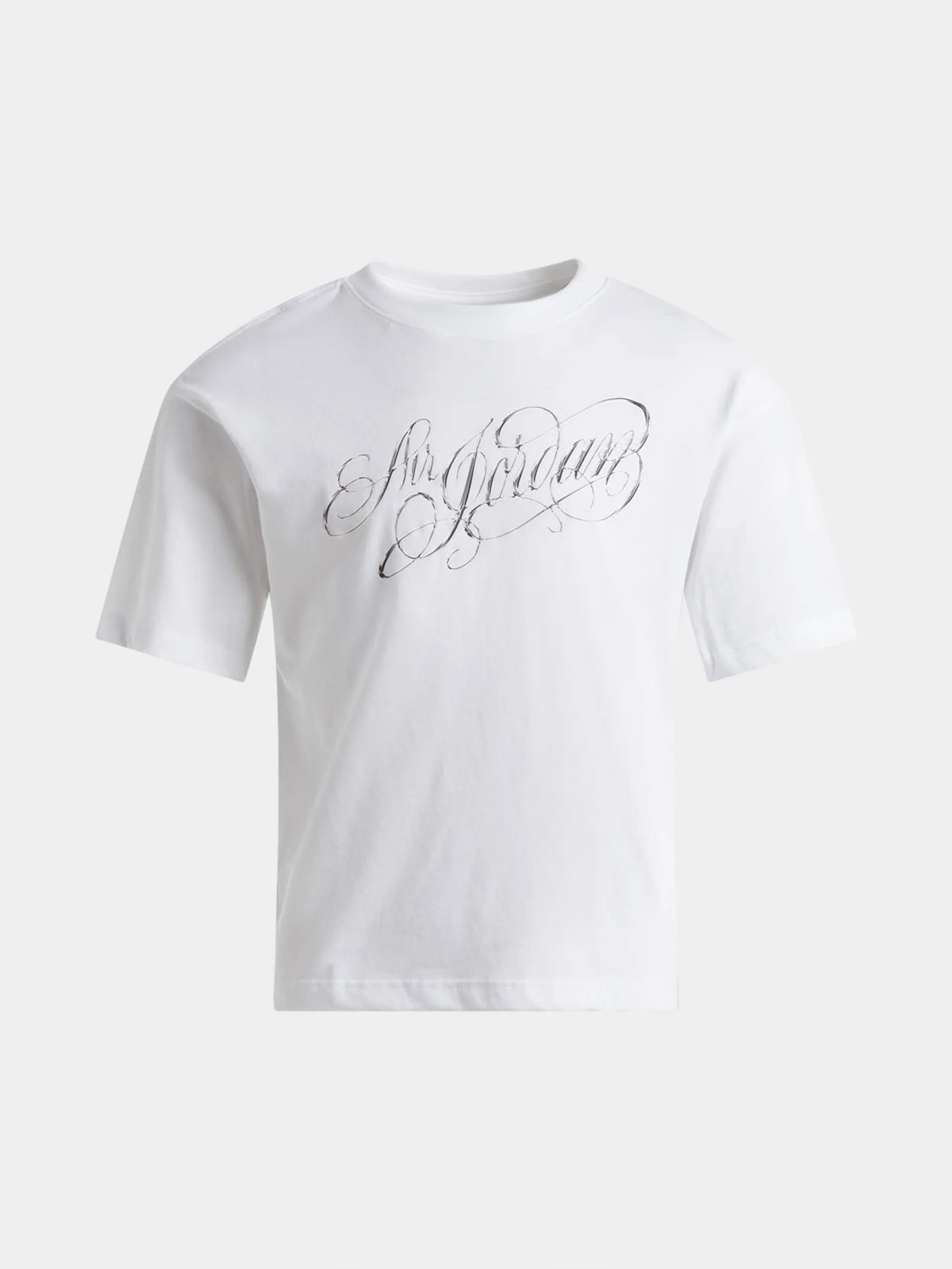 Jordan Girls Youth Air Jordan Graphic White T-Shirt