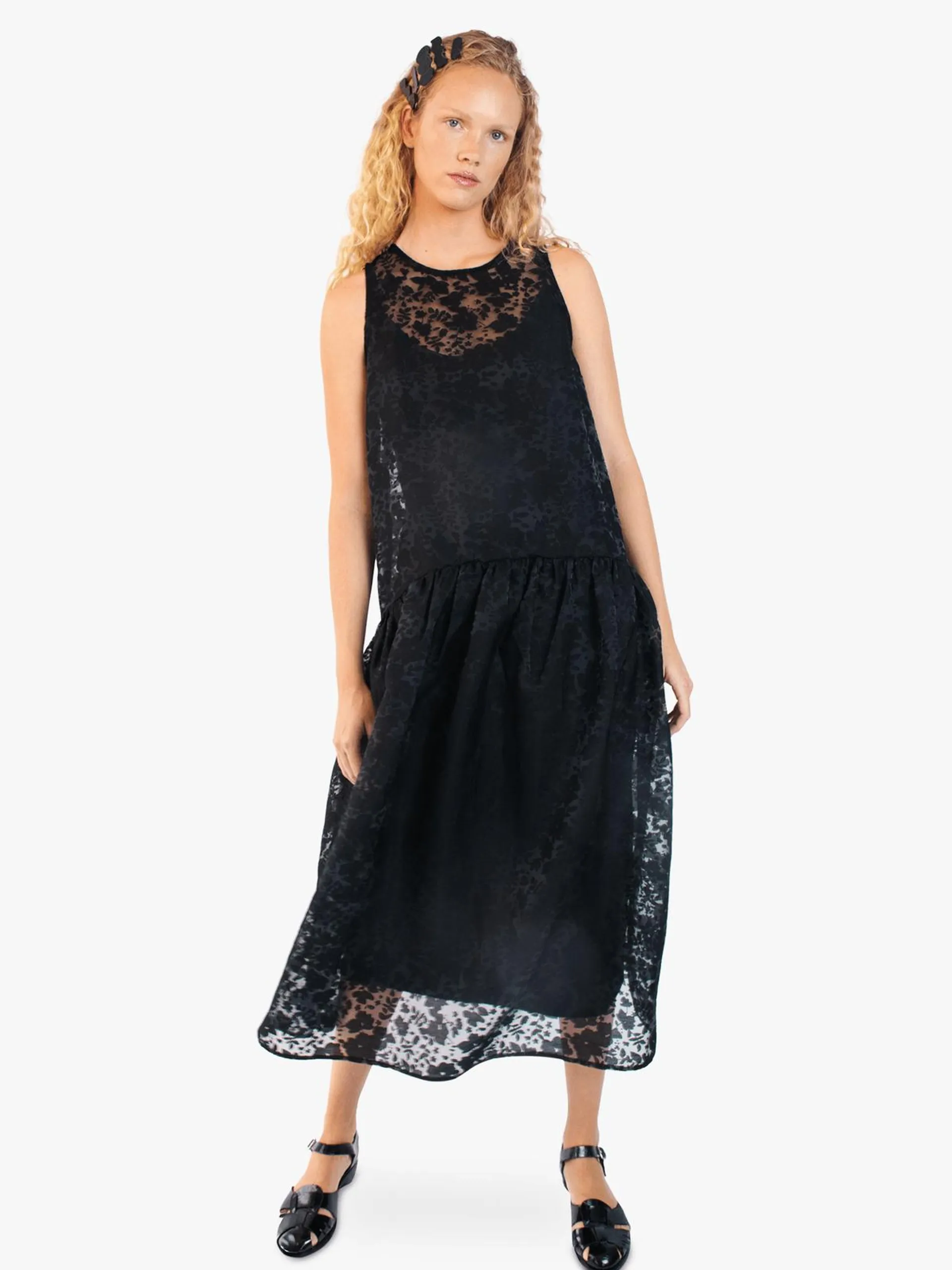 Women's Me&B Black Drop Waist Dress