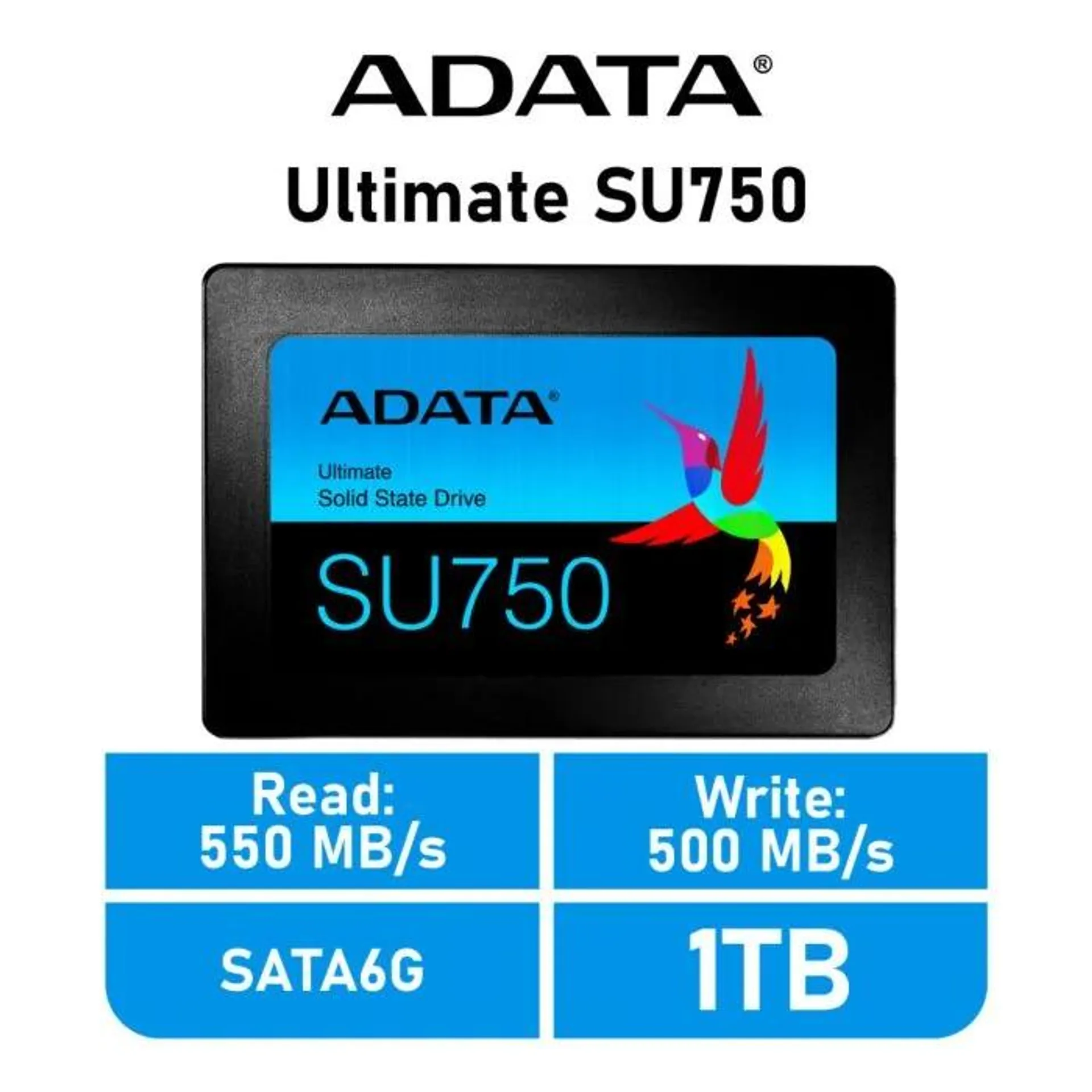 ADATA Ultimate SU750 1TB SATA6G ASU750SS-1TT-C 2.5" Solid State Drive