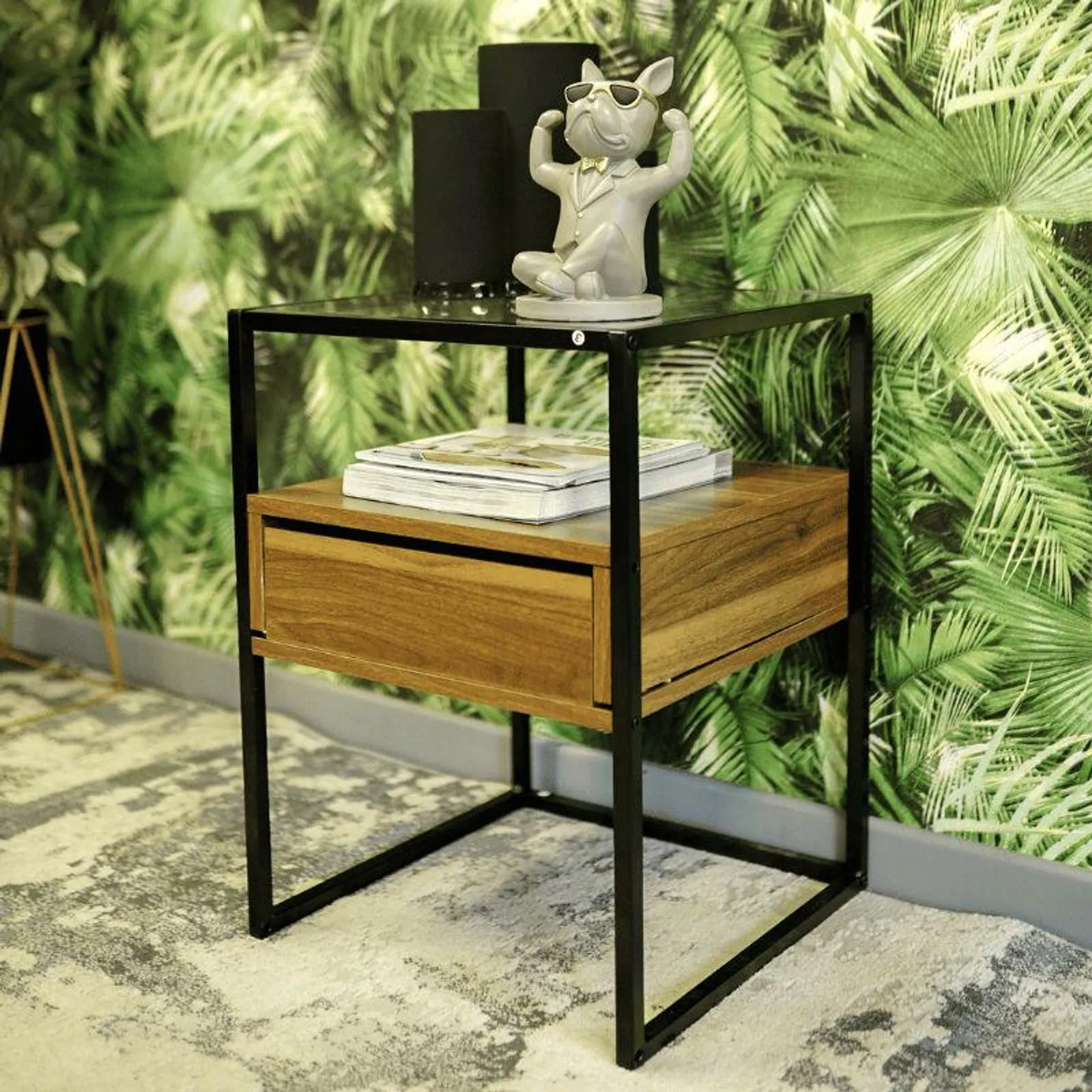 Fine Living Athens Side Table - Wood