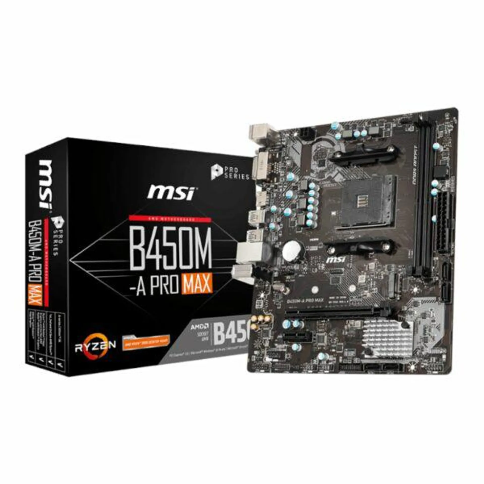 MSI B450M-A PRO MAX AM4 MOTHERBOARD