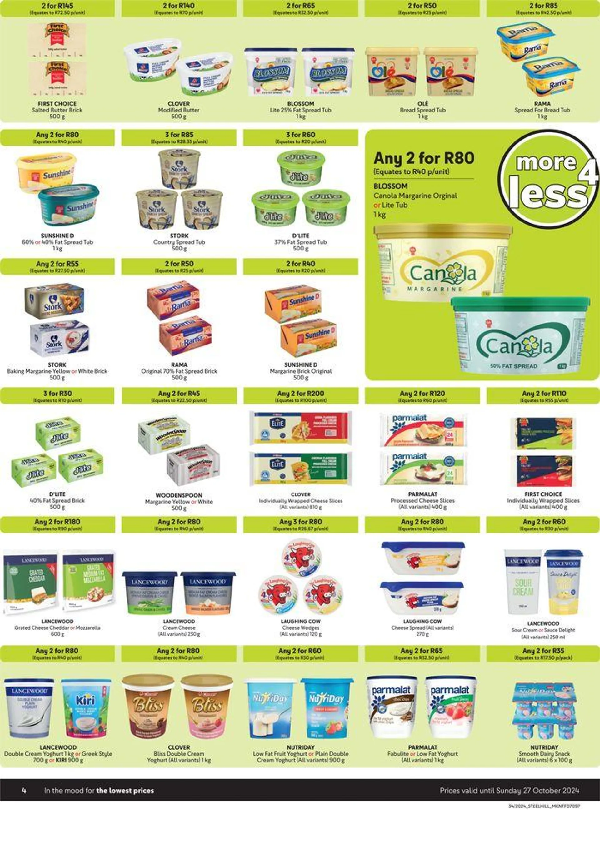 Makro : More 4 Less from 19 August to 27 October 2024 - Catalogue Page 4