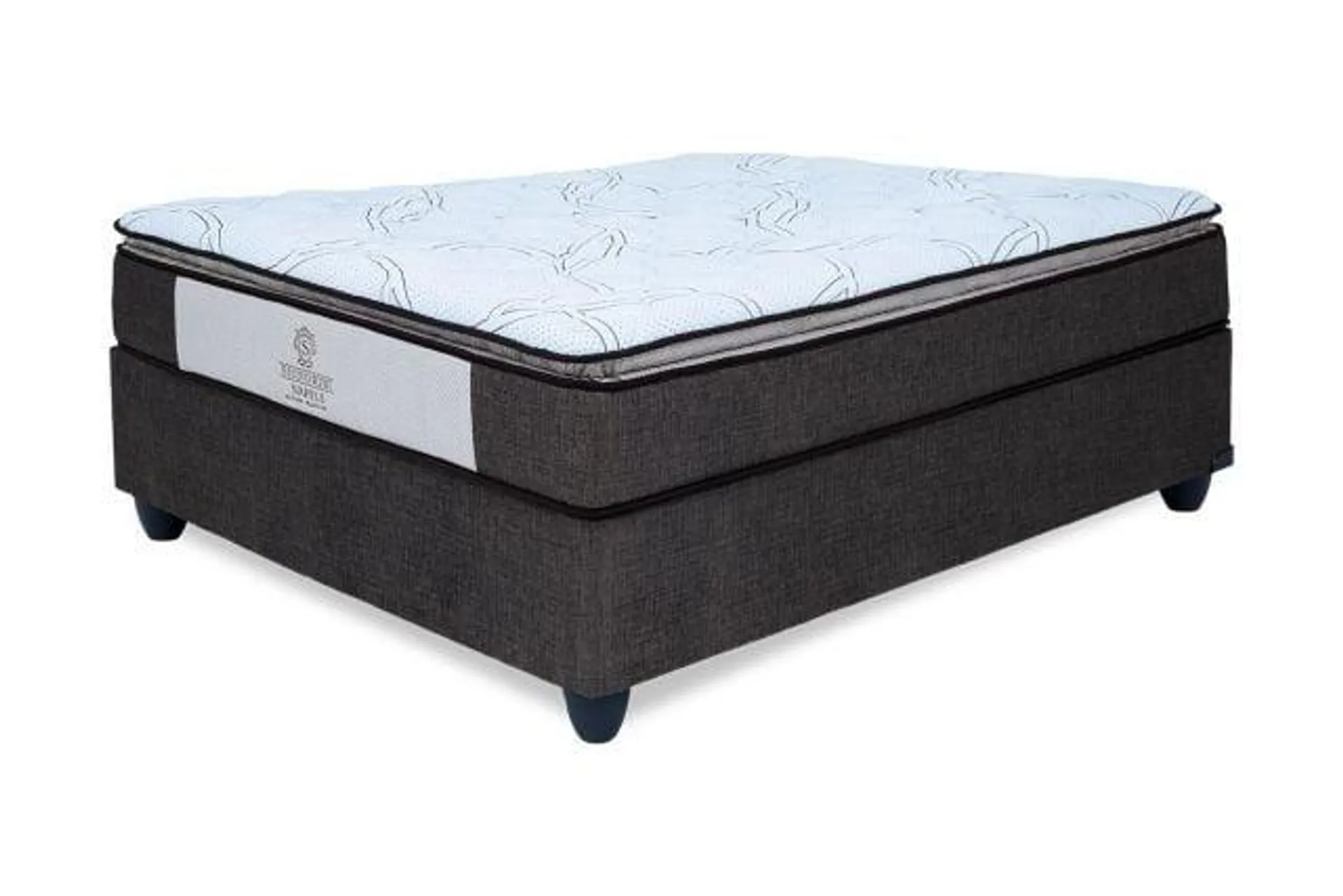 Signorini Napels Pillow Top Queen Mattress and Bed Set