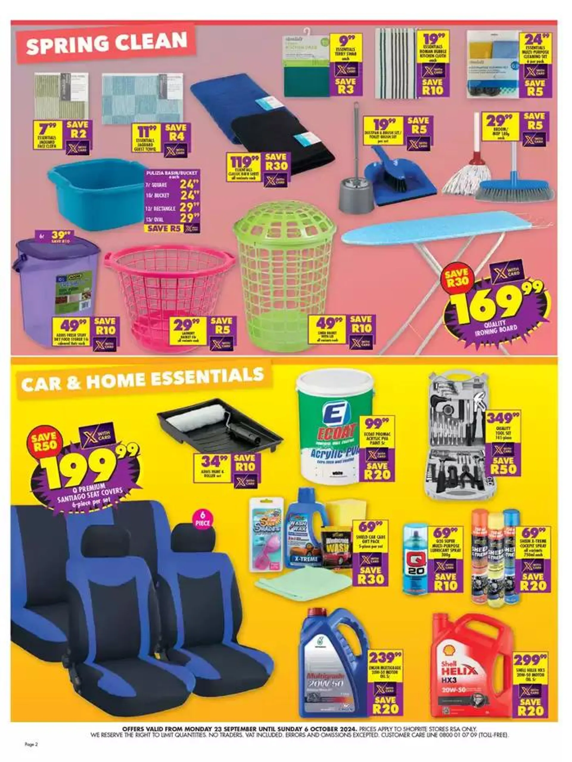 Shoprite Spring Favourites  from 24 September to 6 October 2024 - Catalogue Page 2