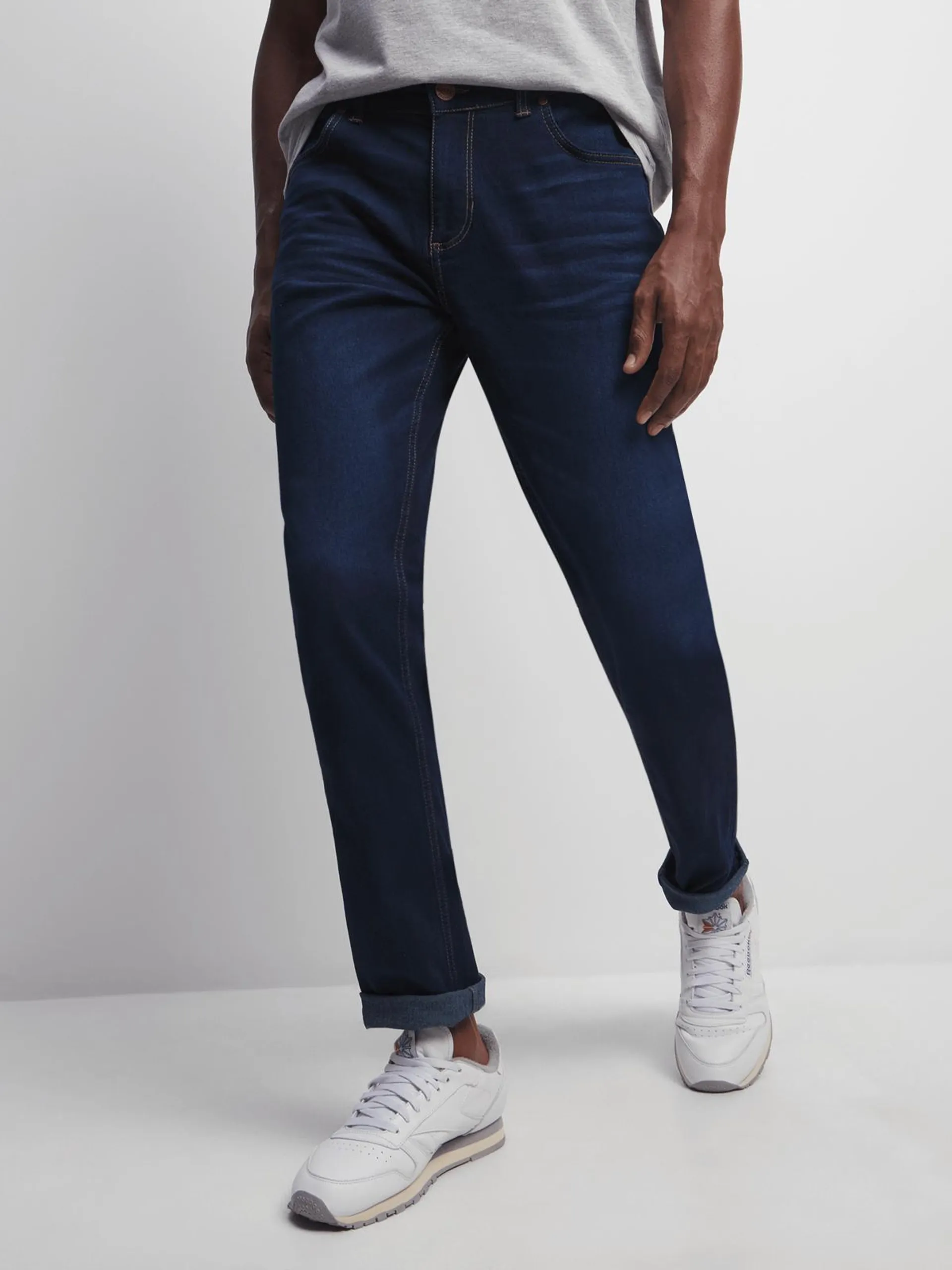 Jet Men's Dark Wash Slim Jeans