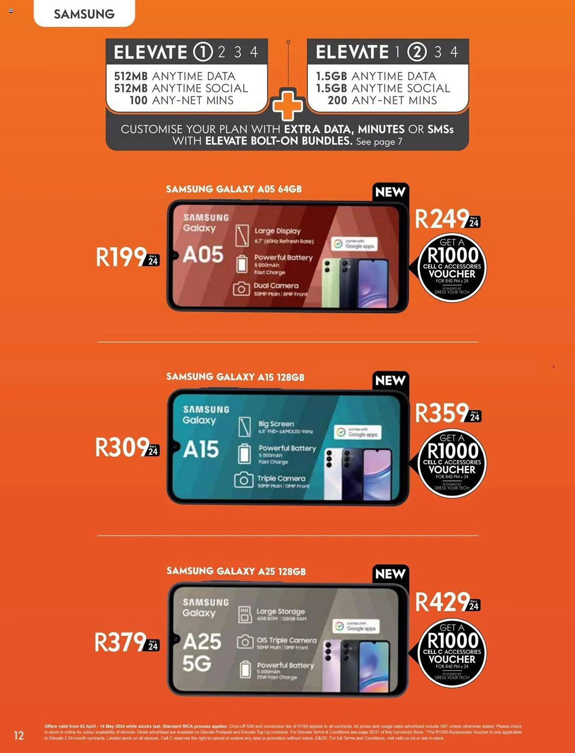 Cell C catalogue from 3 April to 14 May 2024 - Catalogue Page 12