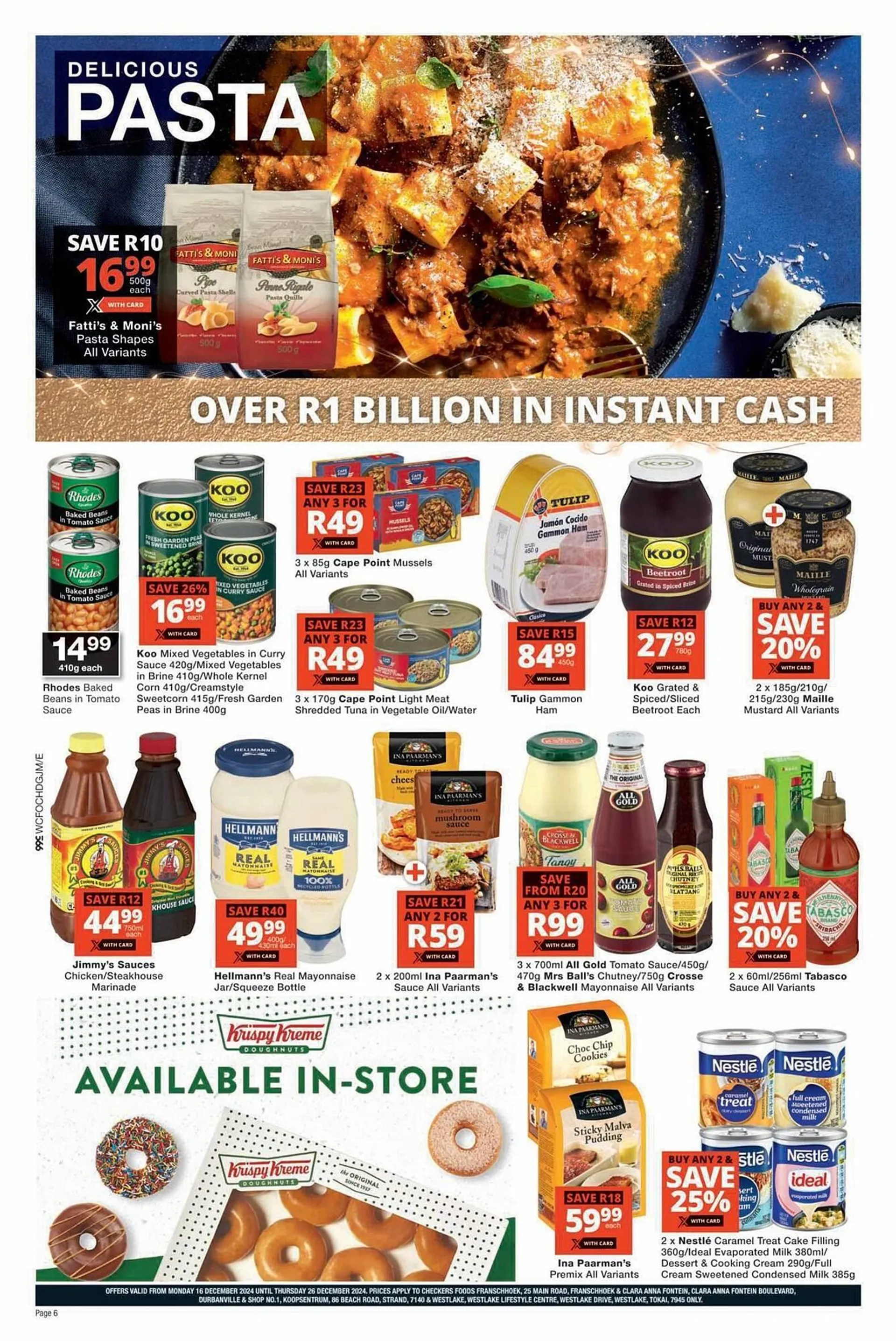 Checkers catalogue from 16 December to 26 December 2024 - Catalogue Page 6