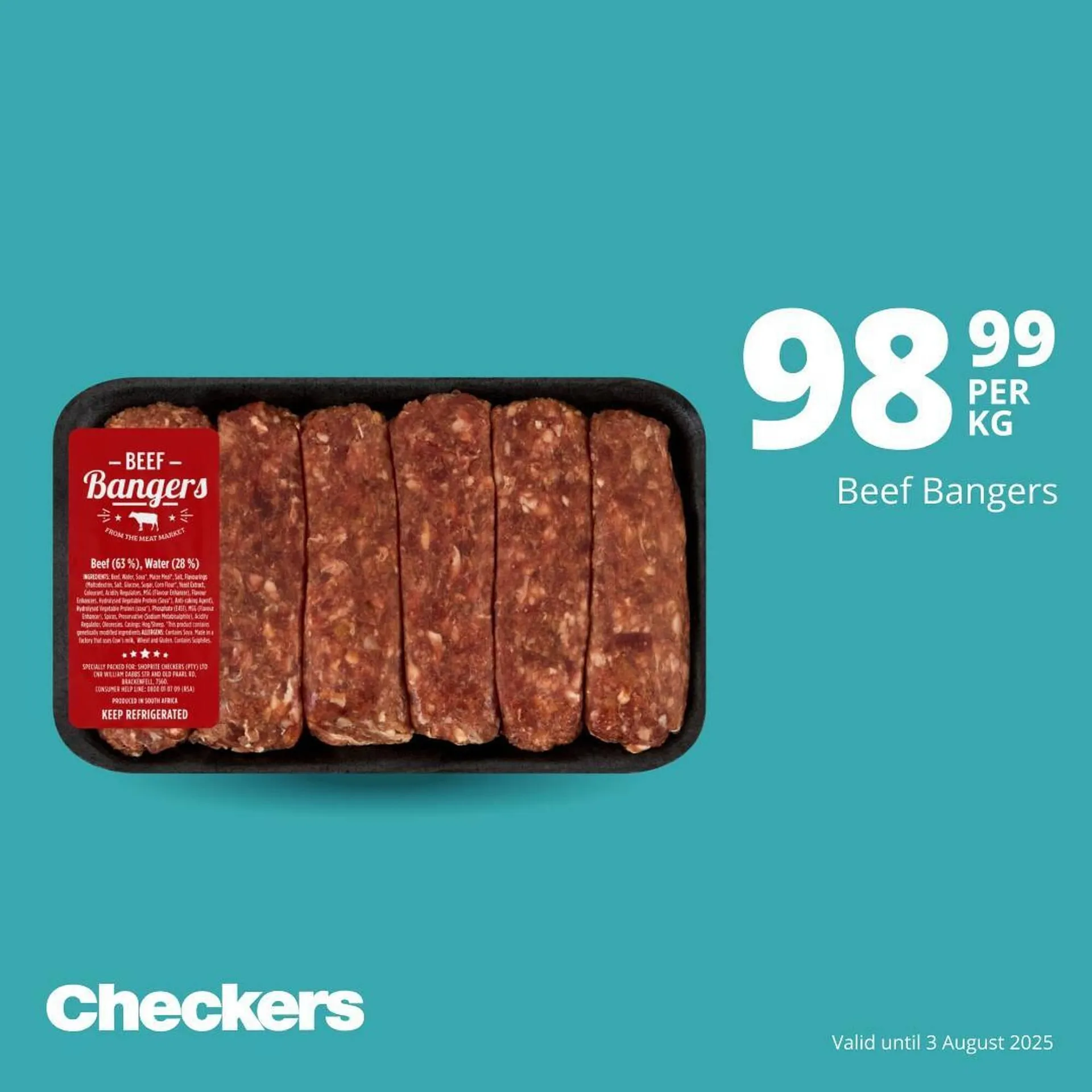Checkers catalogue from 24 July to 3 August 2025 - Catalogue Page 1