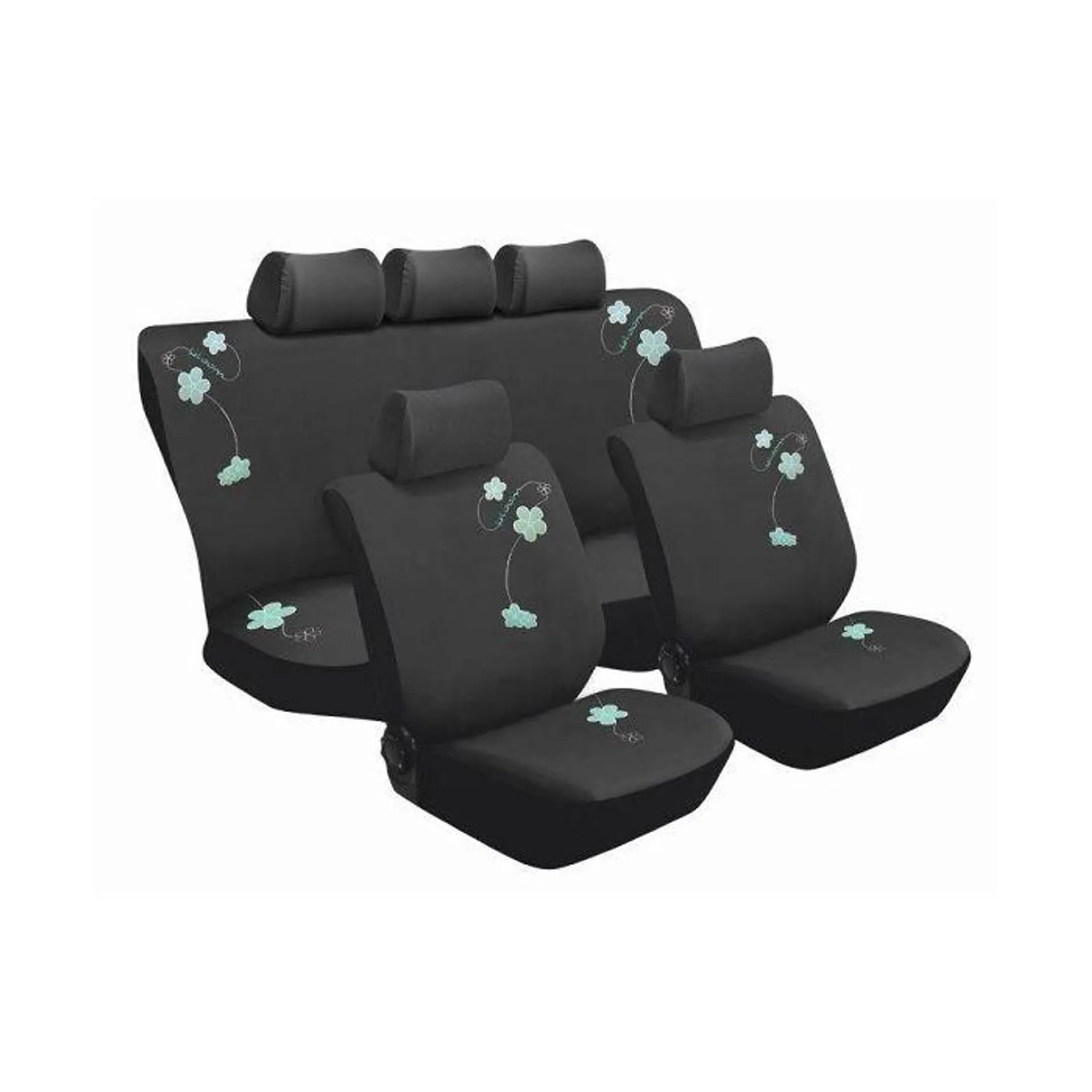 BLOSSOM MINT SEAT COVER SET