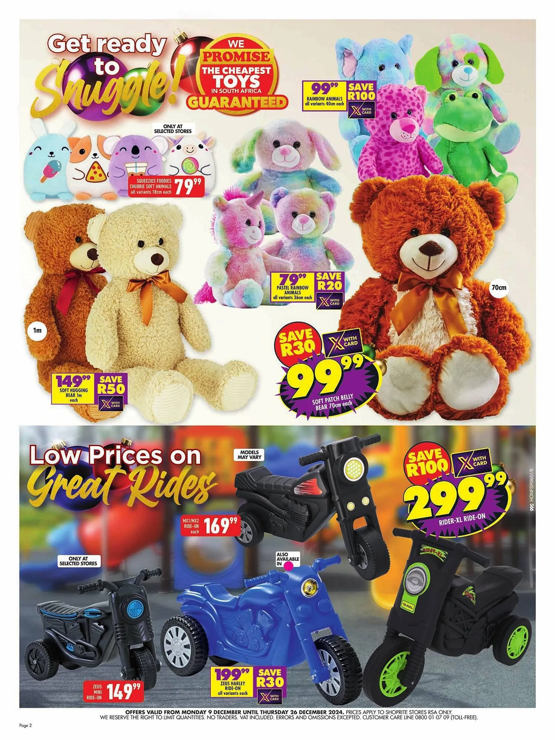 Shoprite catalogue from 9 December to 29 December 2024 - Catalogue Page 2