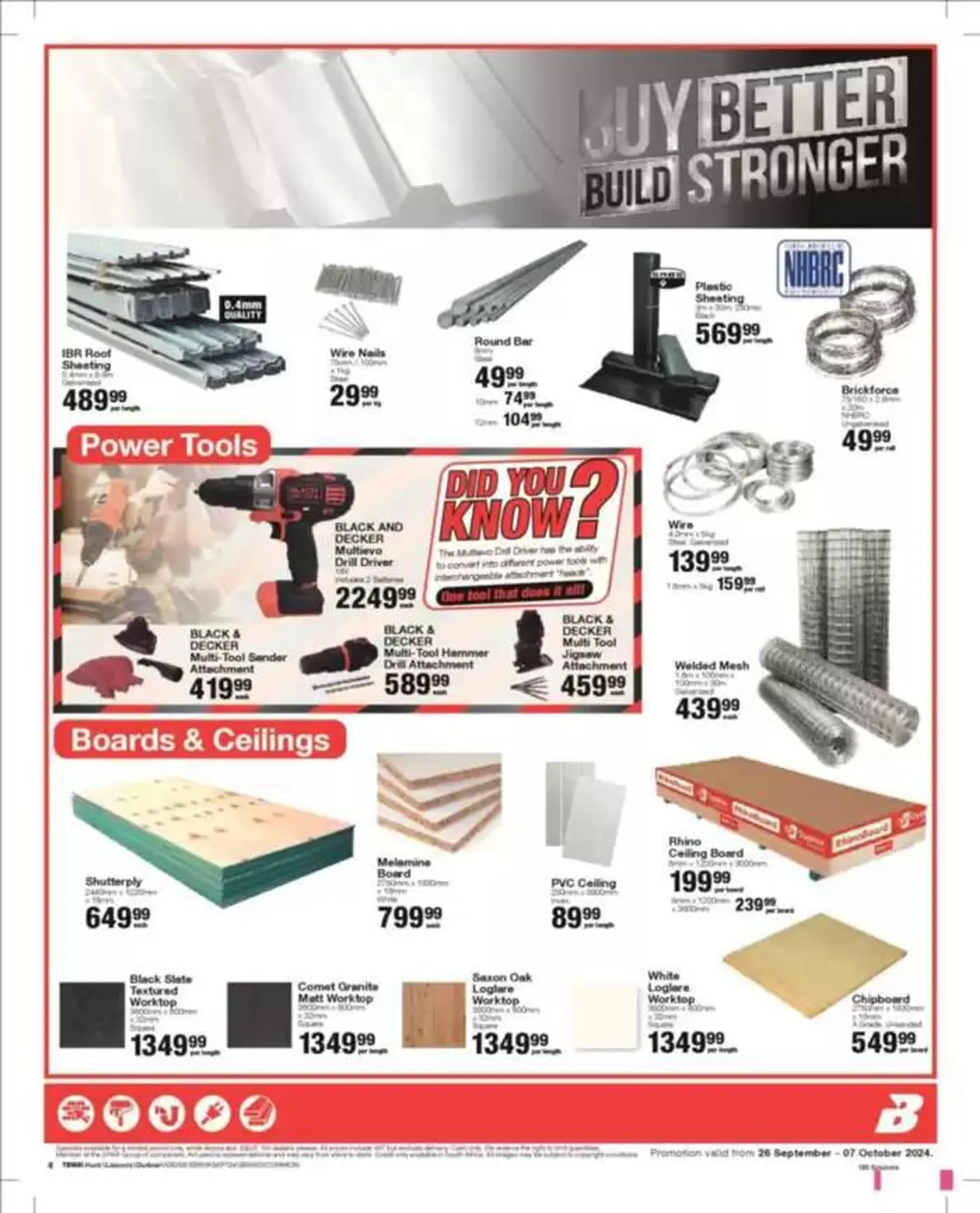 Build It Specials from 26 September to 7 October 2024 - Catalogue Page 4