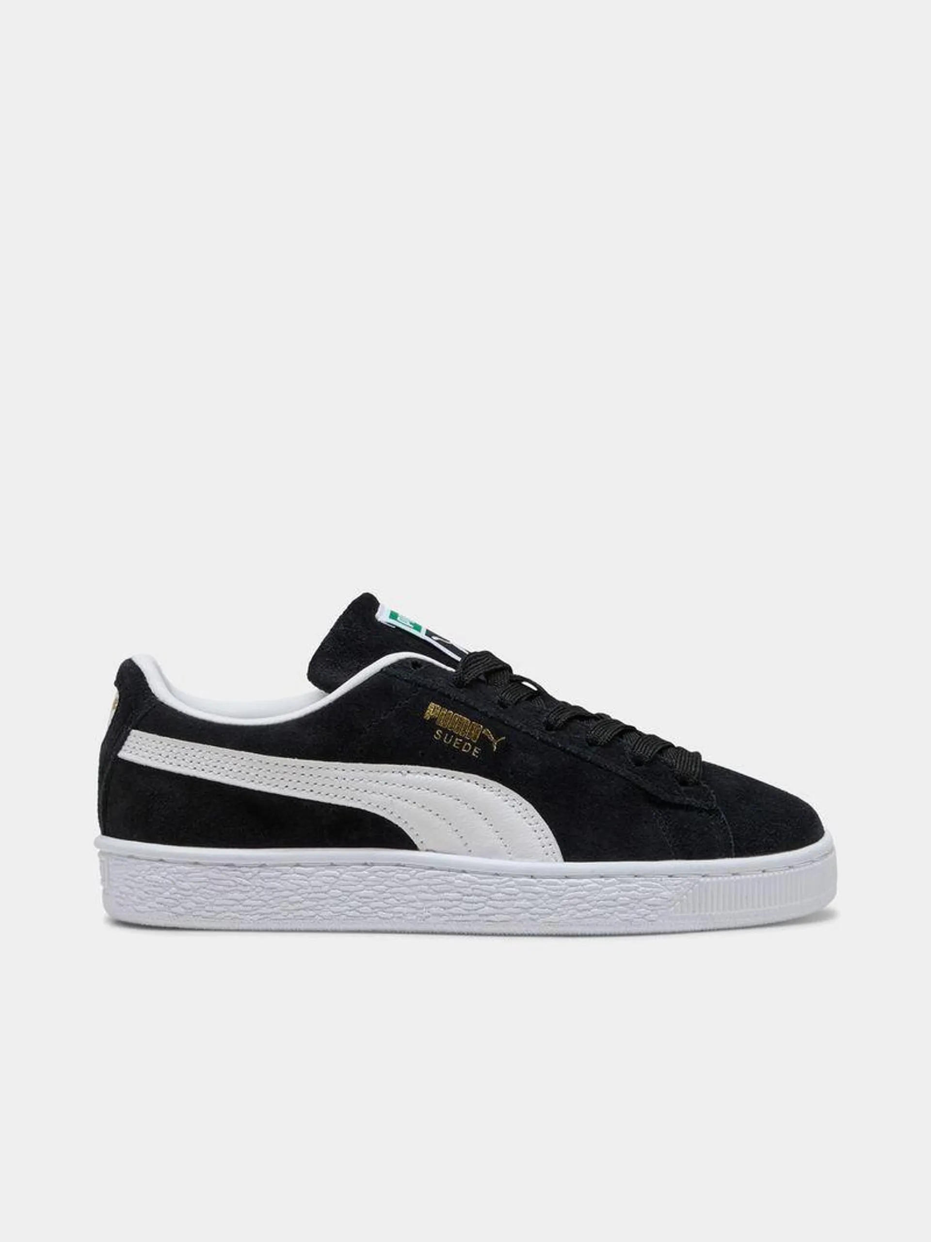 Puma Junior Suede Black/ White Sneaker