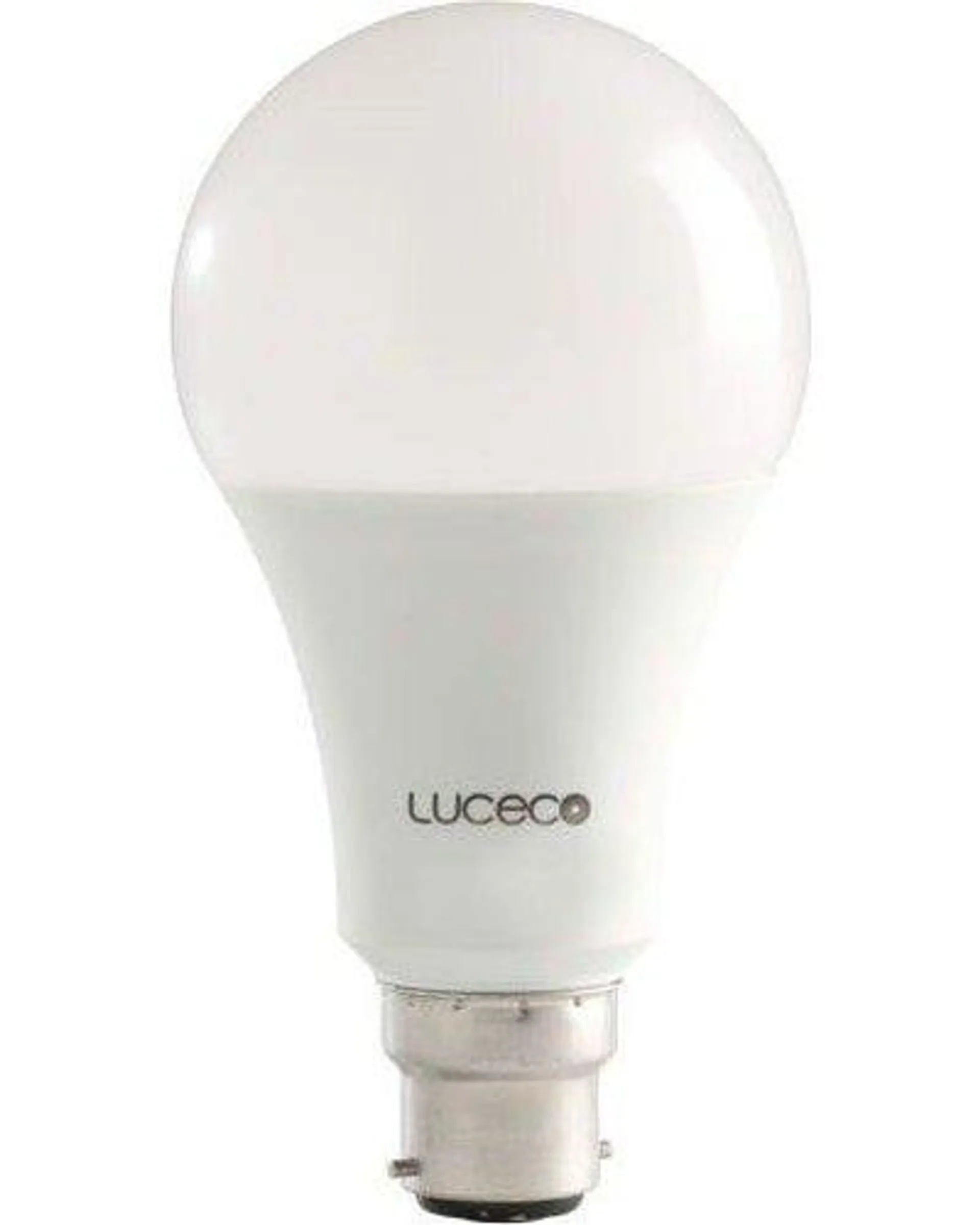 Luceco A70 Classic 16W Non-Dimmable LED Globe - B22 Bayonet (4000K Neutral White)(Single)