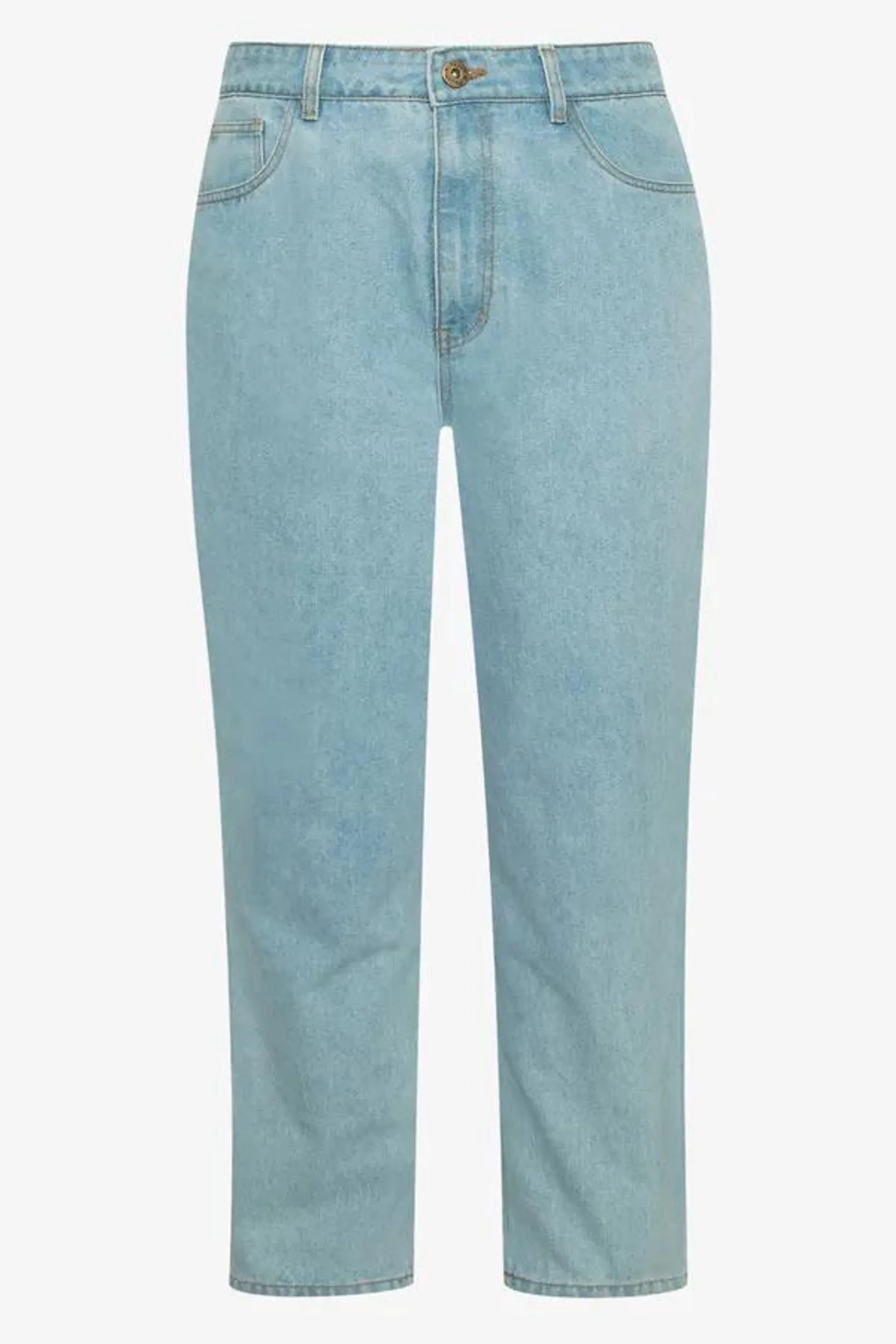 Comfort stretch mom jeans light blue