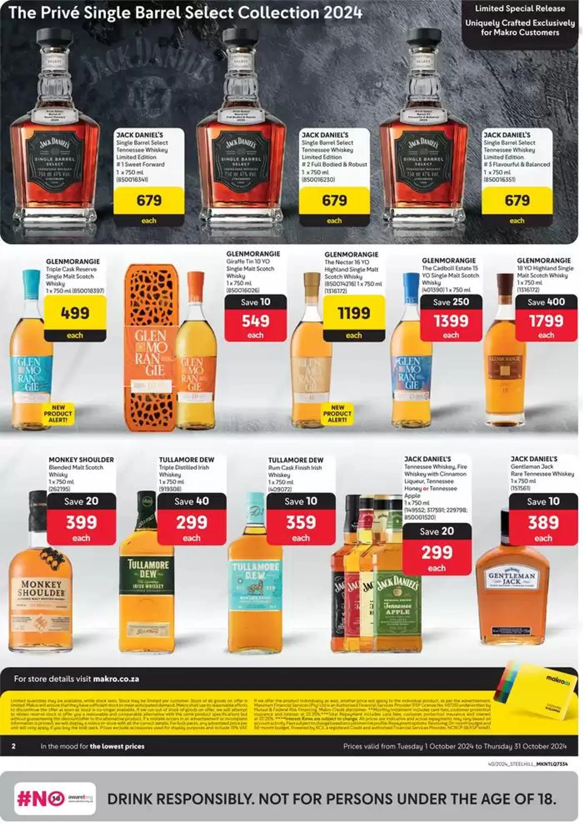 Makro Liquor : Premium Whiskies from 1 October to 31 October 2024 - Catalogue Page 2