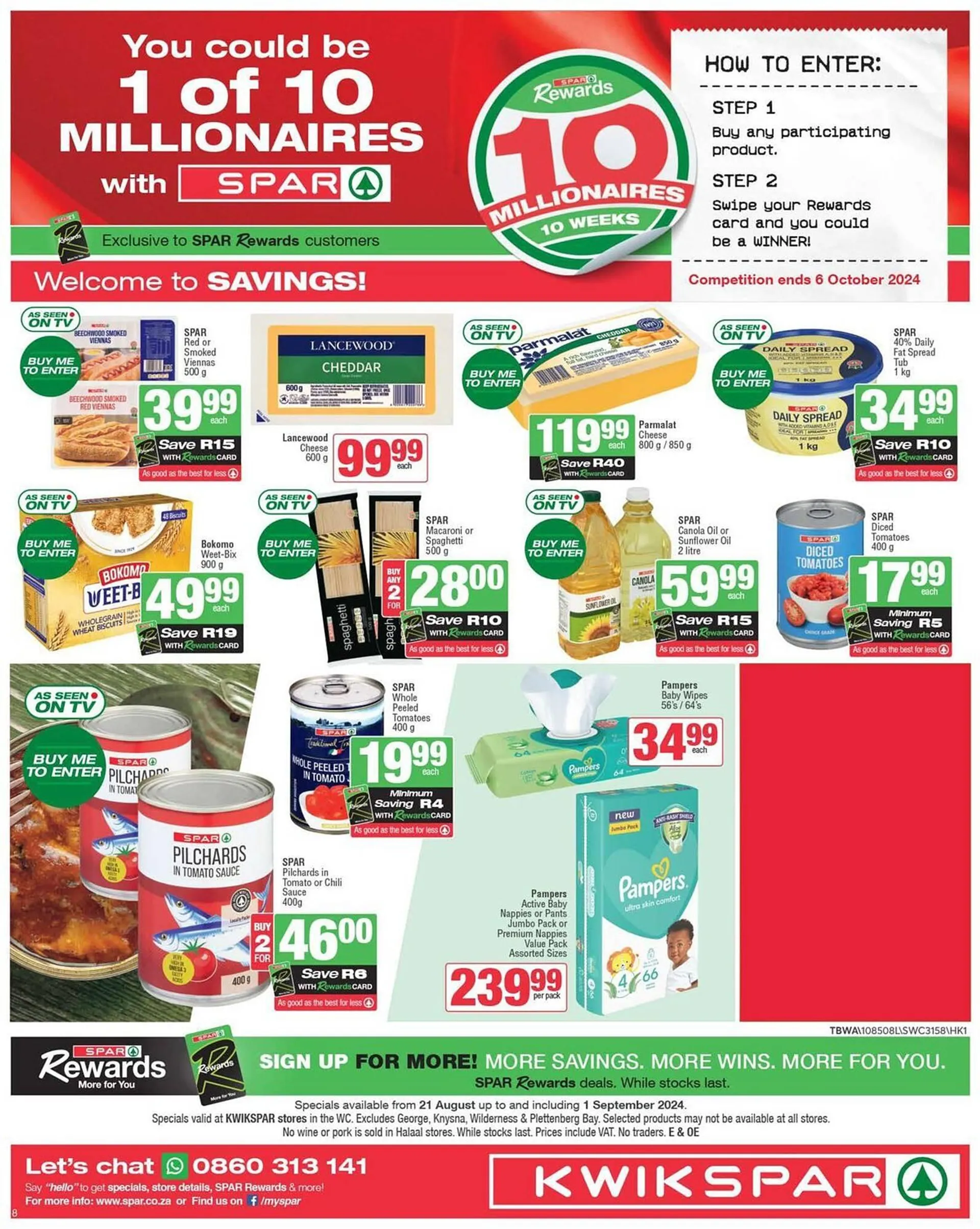 KwikSpar catalogue from 30 August to 6 October 2024 - Catalogue Page 4