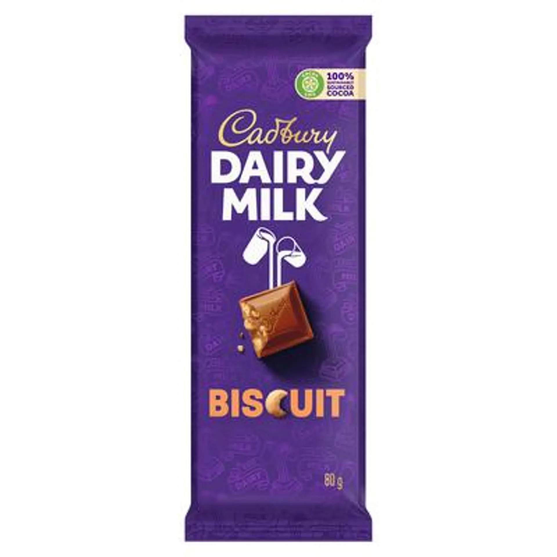 Cadbury Slab Biscuit 80g