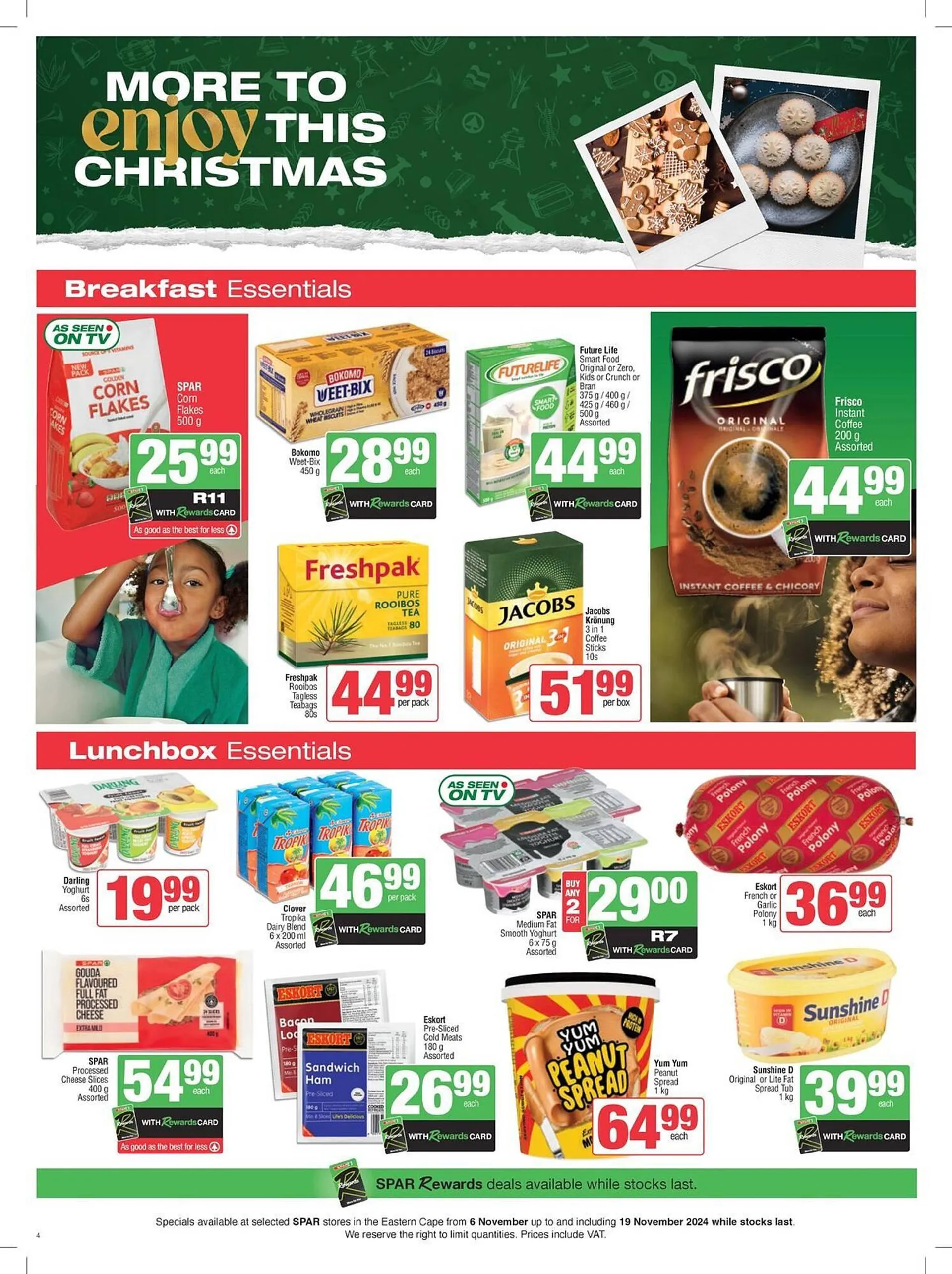 Spar catalogue from 6 November to 19 November 2024 - Catalogue Page 4