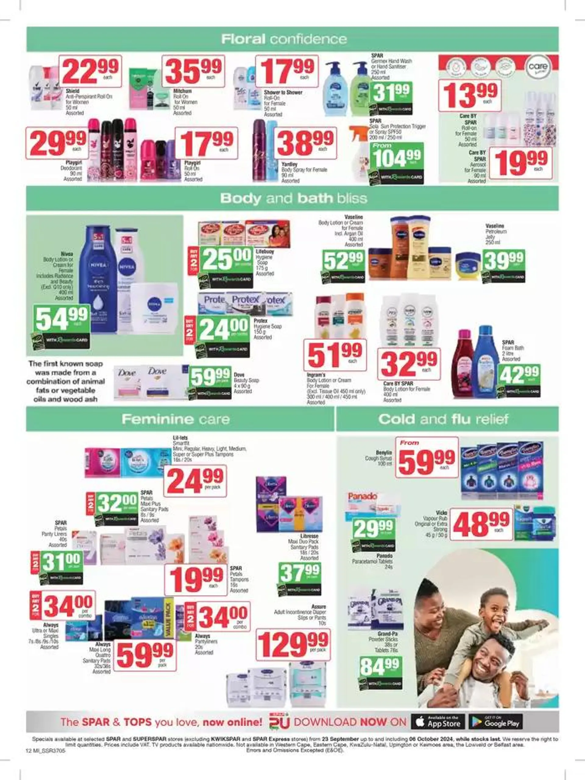 Specials Spar from 23 September to 6 October 2024 - Catalogue Page 12