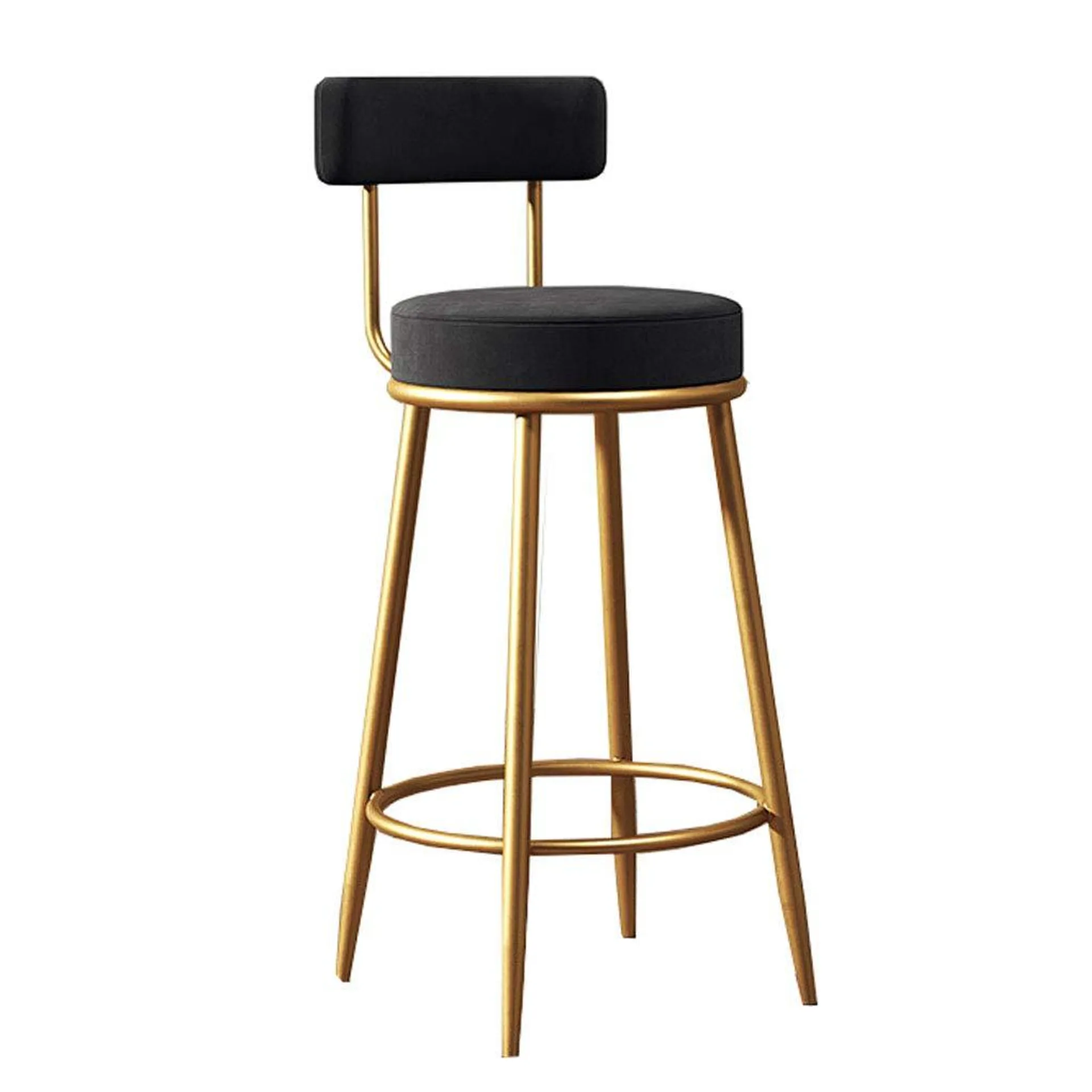 Modern luxury bar stool Black