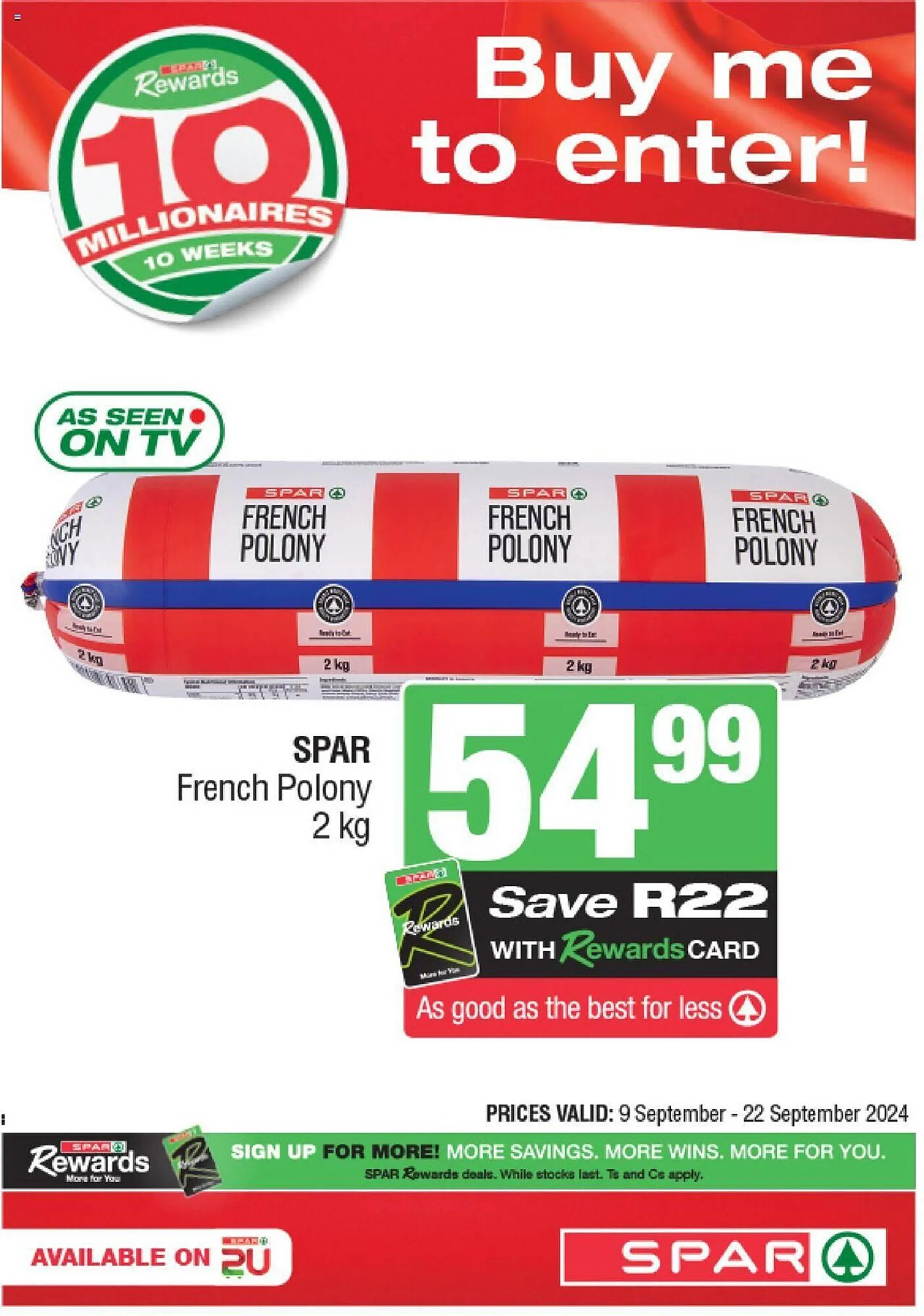 Spar catalogue from 9 September to 22 September 2024 - Catalogue Page 3