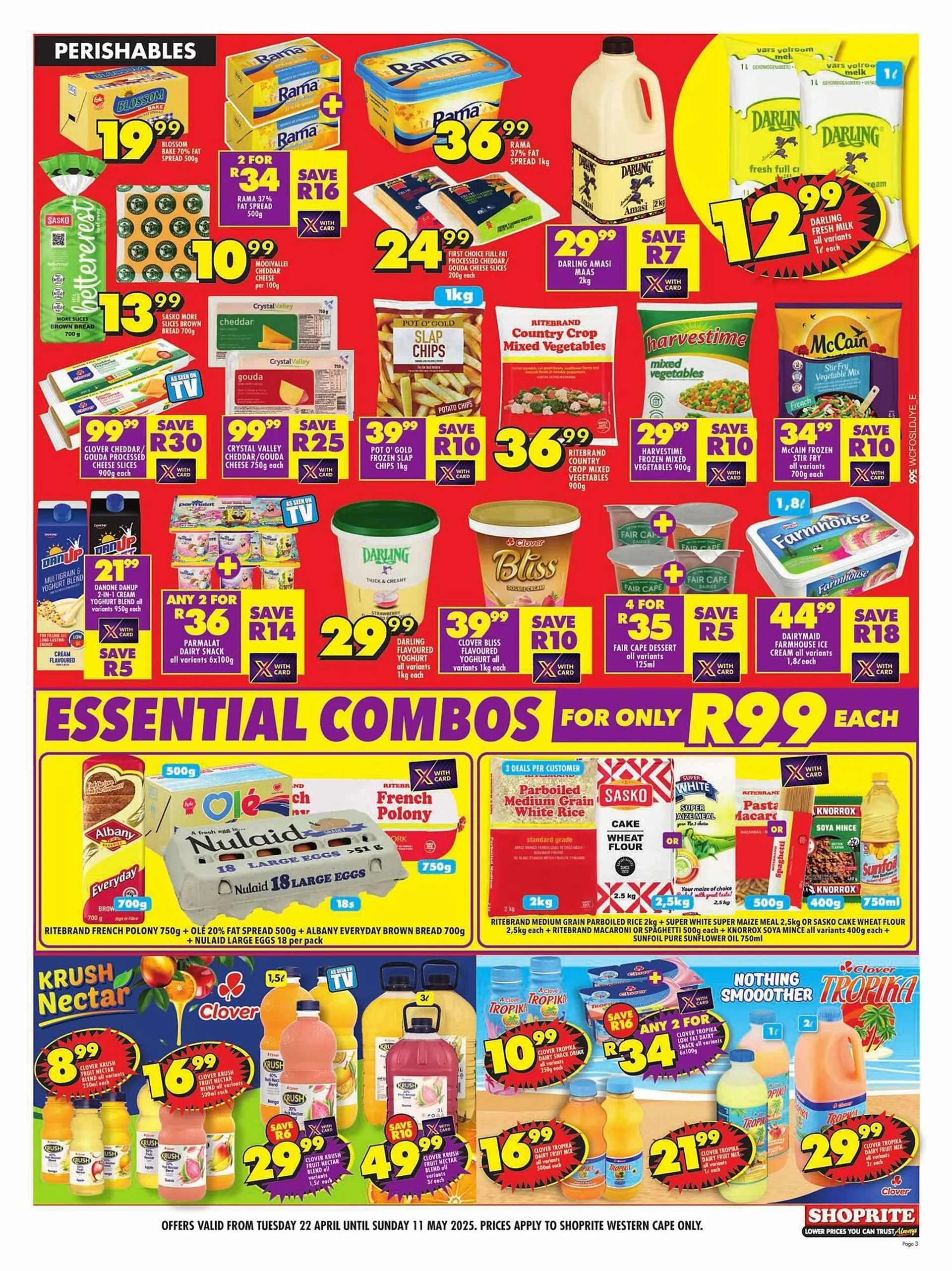 Shoprite catalogue from 22 April to 11 May 2025 - Catalogue Page 1