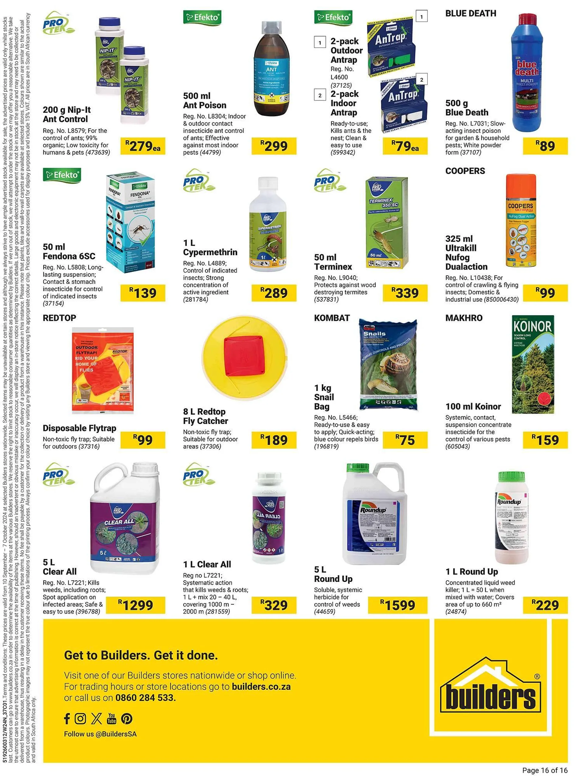 Builders Warehouse catalogue from 10 September to 7 October 2024 - Catalogue Page 16