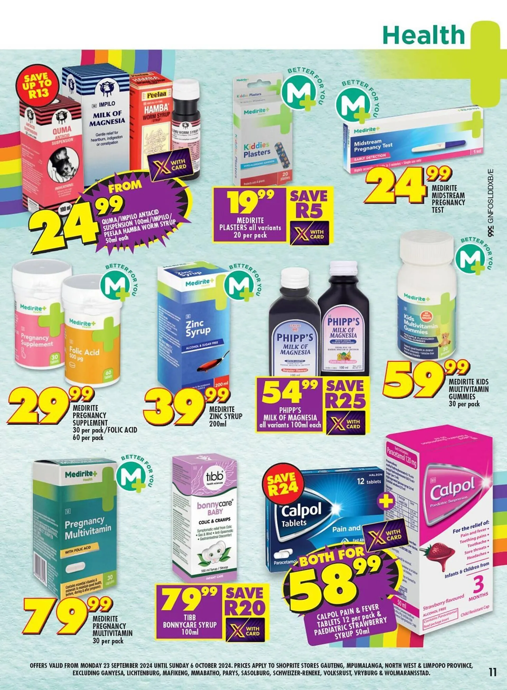 Shoprite catalogue from 24 September to 6 October 2024 - Catalogue Page 11