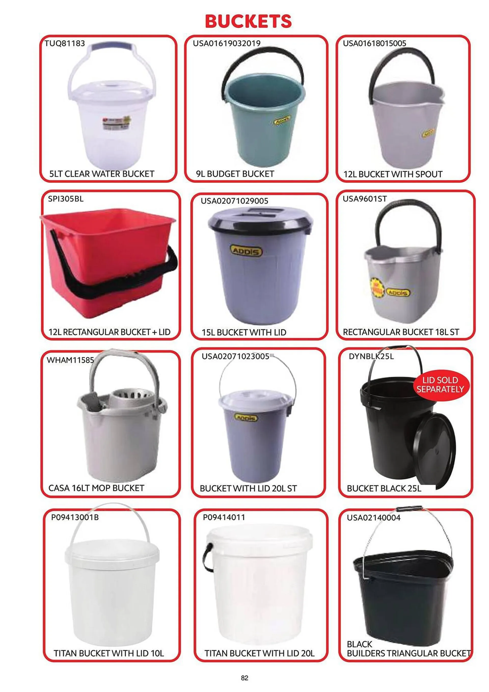 Mambo's Plastics Warehouse catalogue from 7 November to 31 December 2024 - Catalogue Page 83