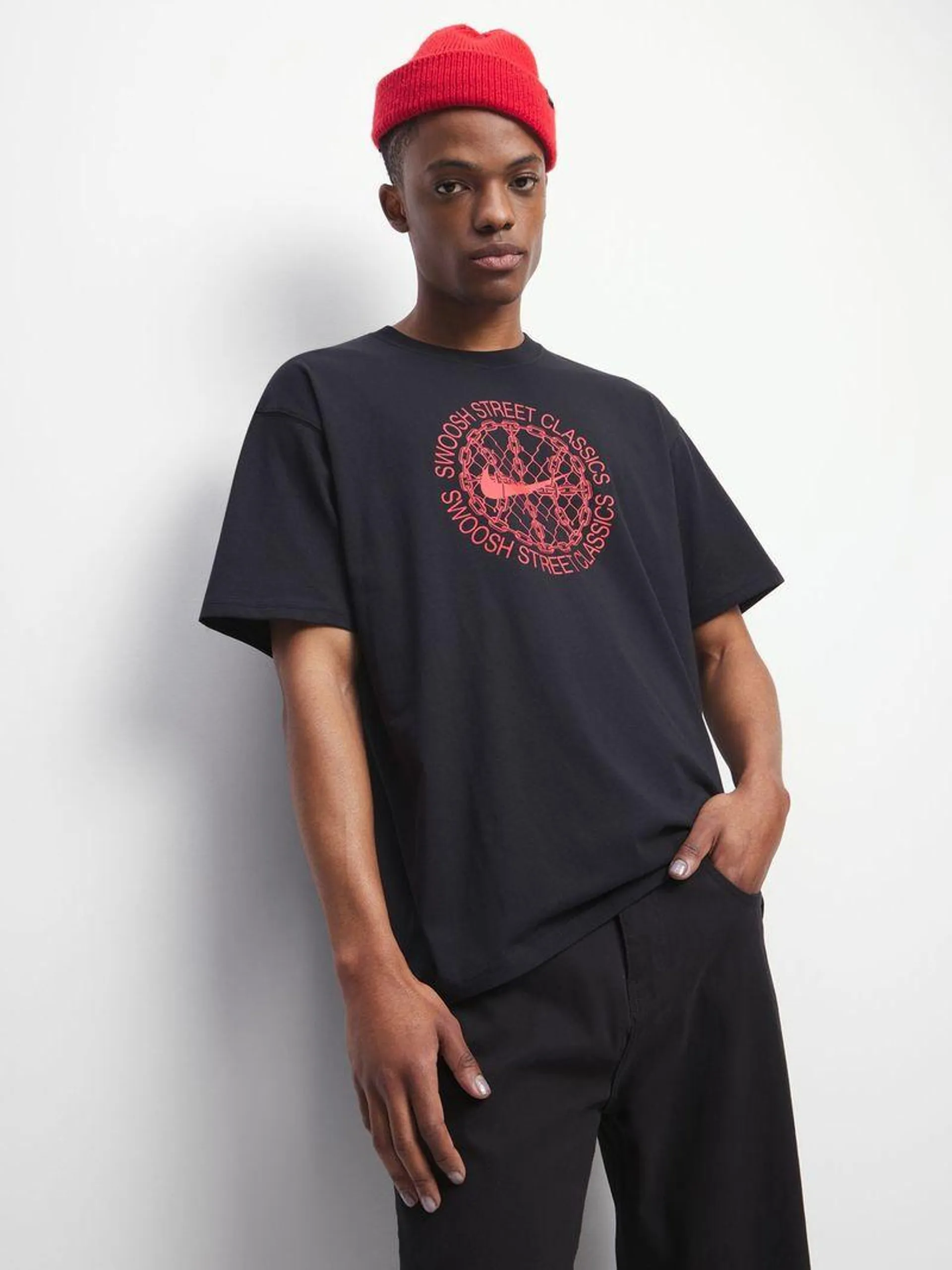 Nike Men's Max90 Basketball Black T-Shirt