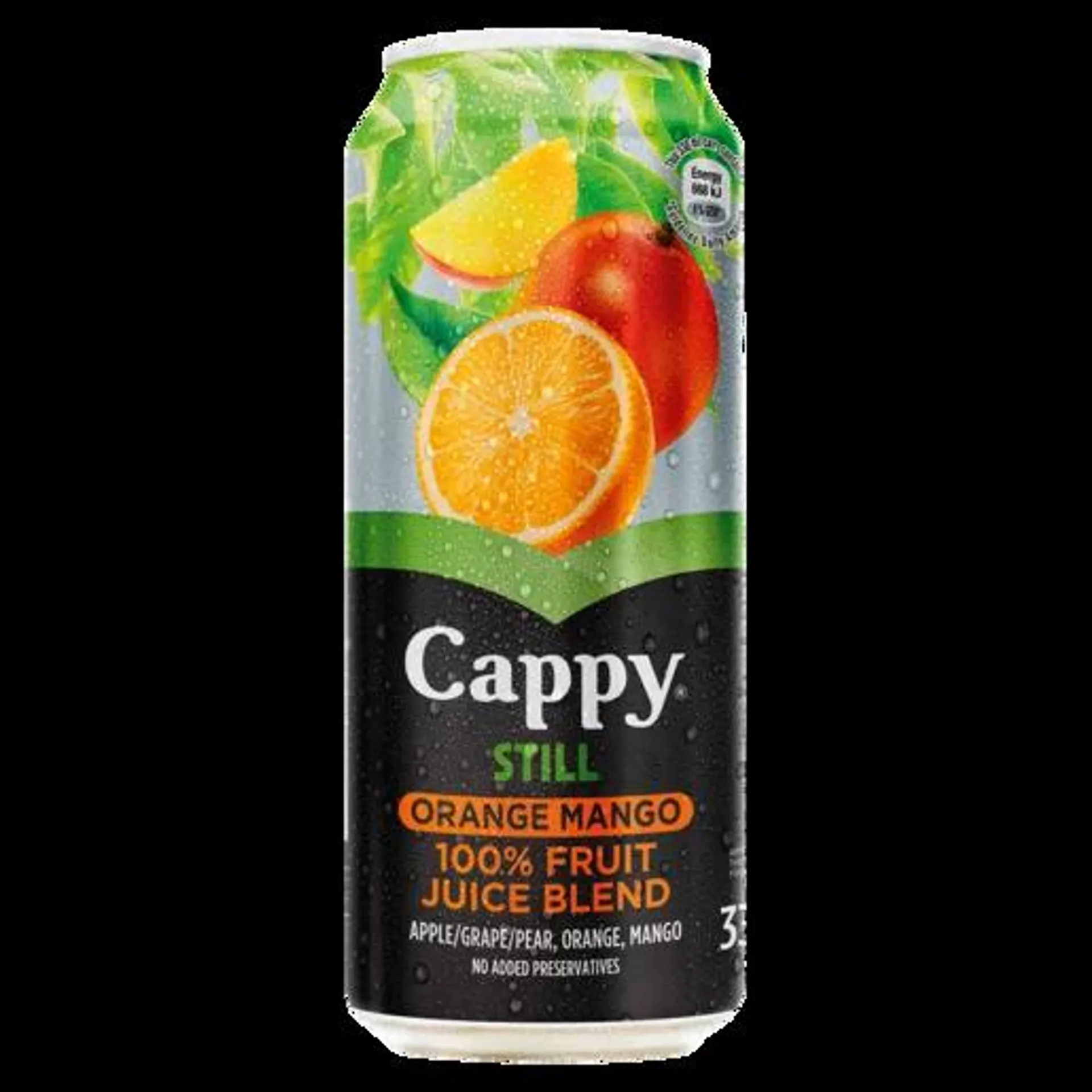 Cappy Still Orange Mango Flavoured Fruit Juice Can 330ml