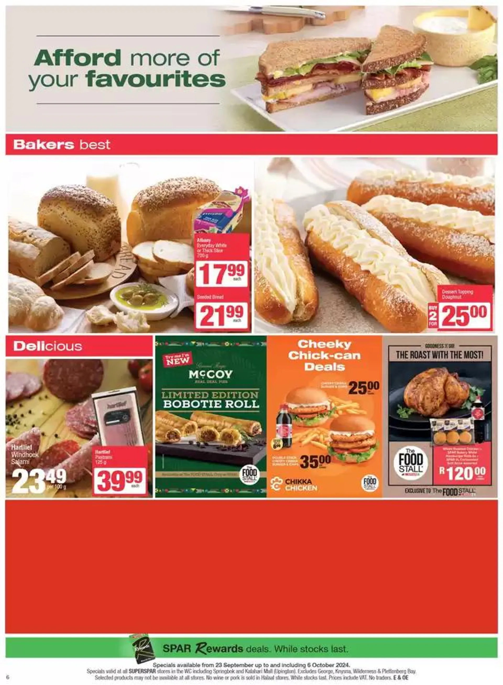 Specials SuperSpar from 24 September to 6 October 2024 - Catalogue Page 6