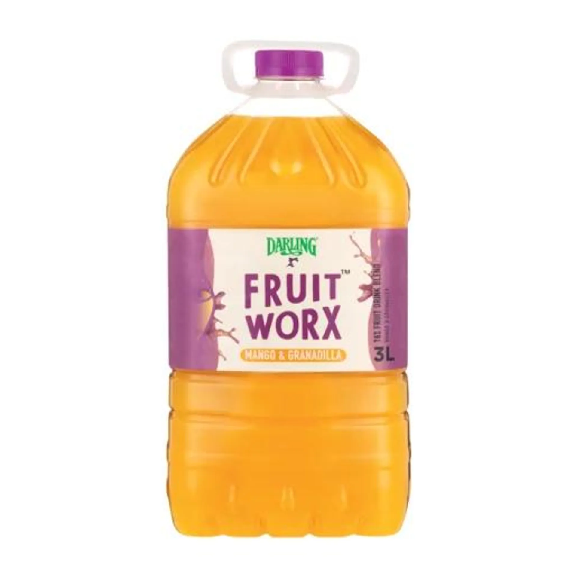 Darling Fruit Worx Mango & Granadilla Fruit Drink 3L