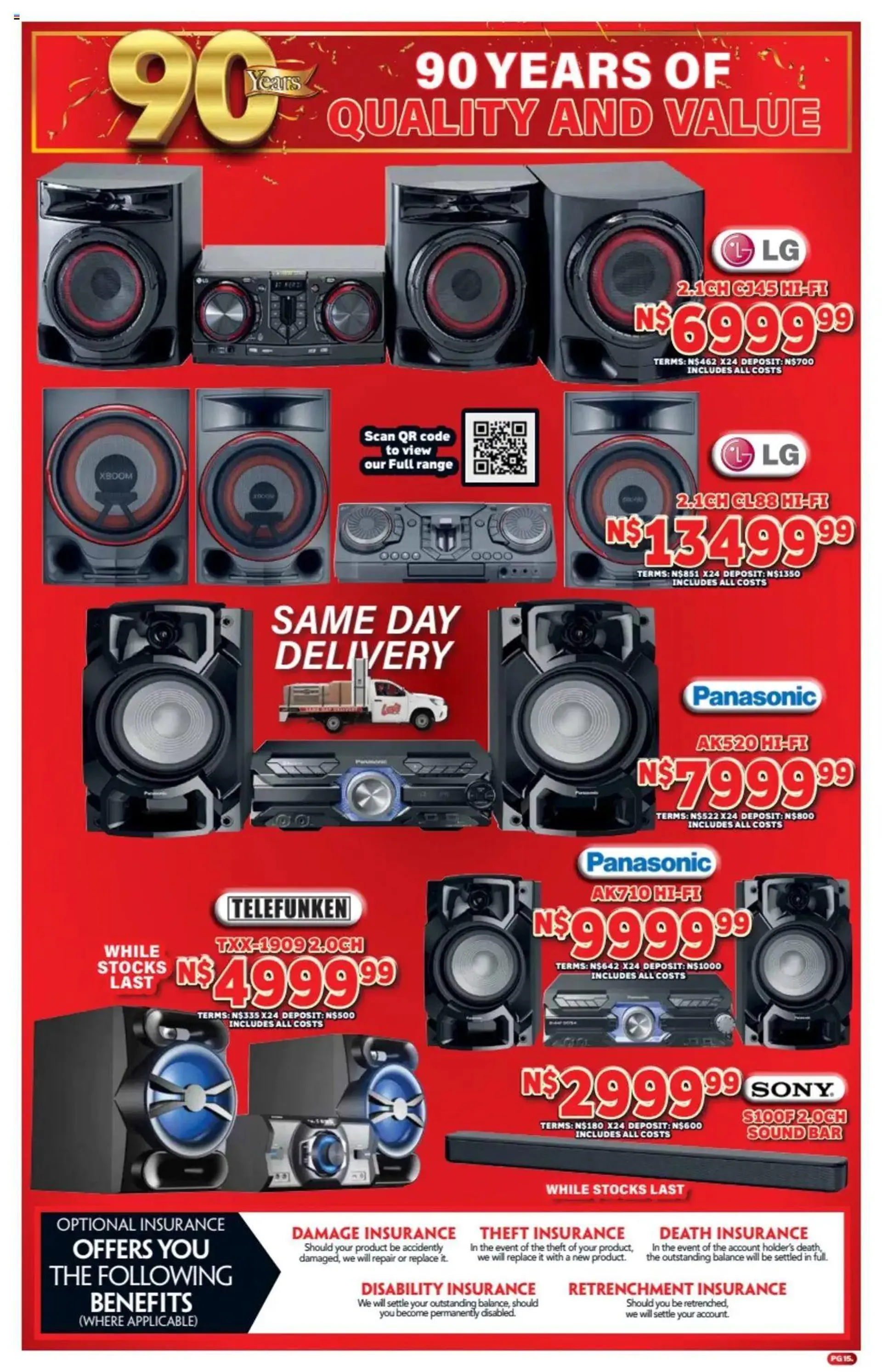 Lewis Stores - Namibia Brochure from 8 July to 12 August 2024 - Catalogue Page 15